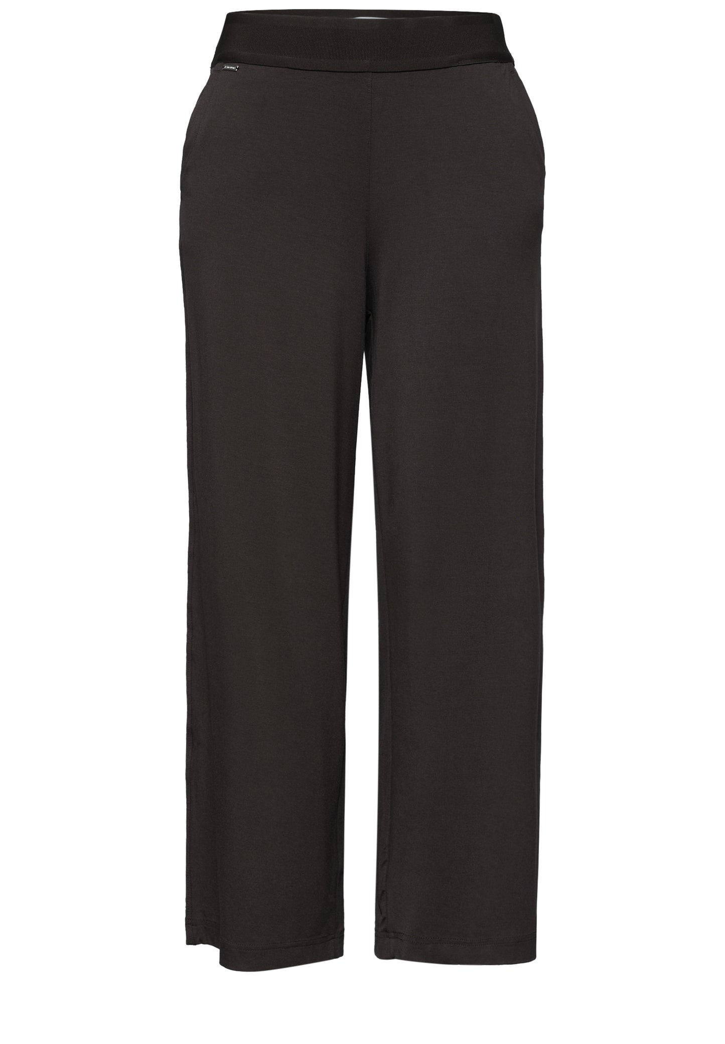 Street One - 7/8 Wide Leg Hose im Loose Fit - Farbe: deep earth