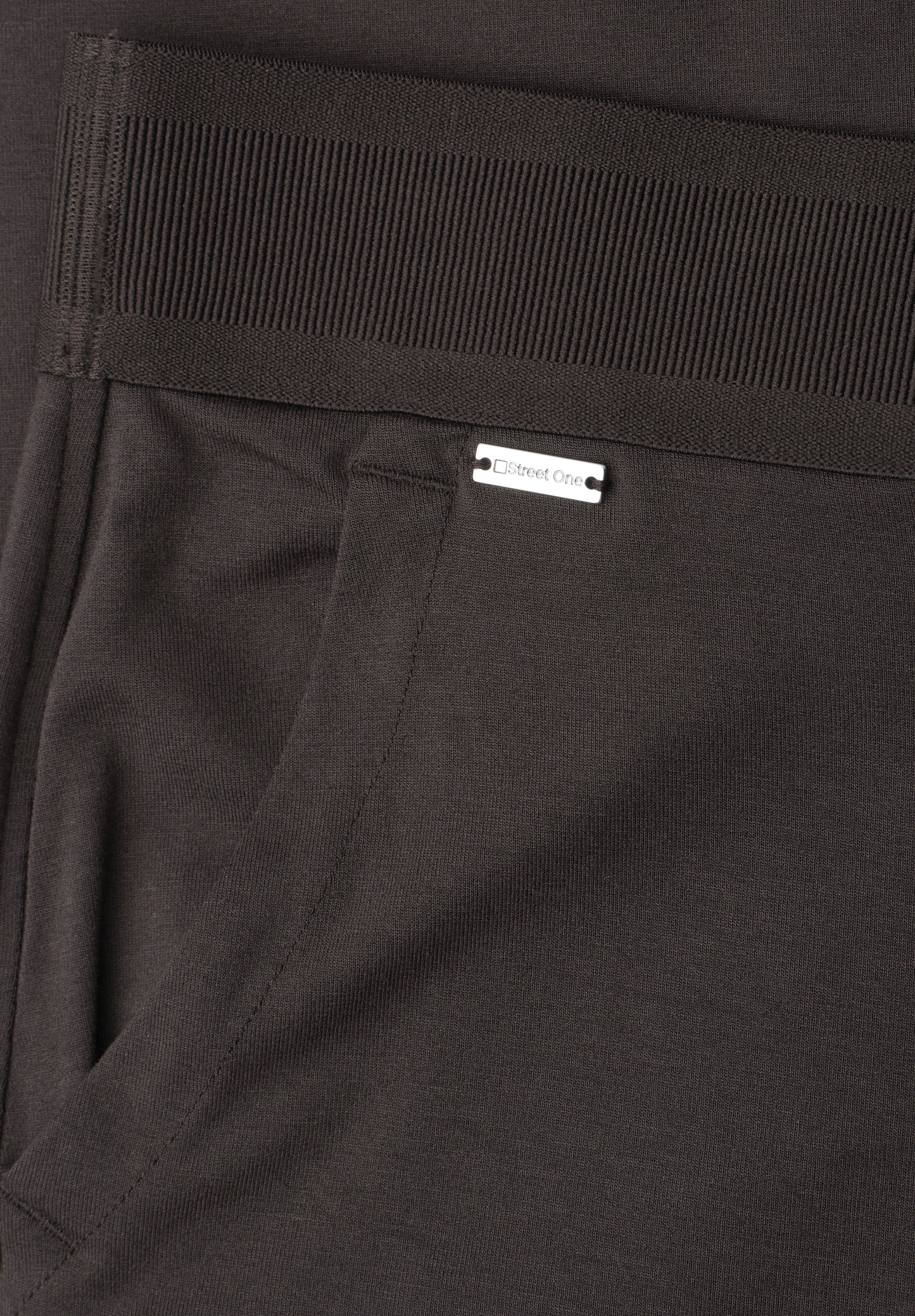 Street One - 7/8 Wide Leg Hose im Loose Fit - Farbe: deep earth