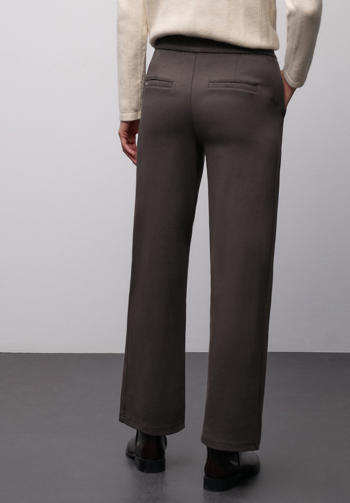 Street One - Straight Leg Hose mit Tape - Farbe: rustic brown