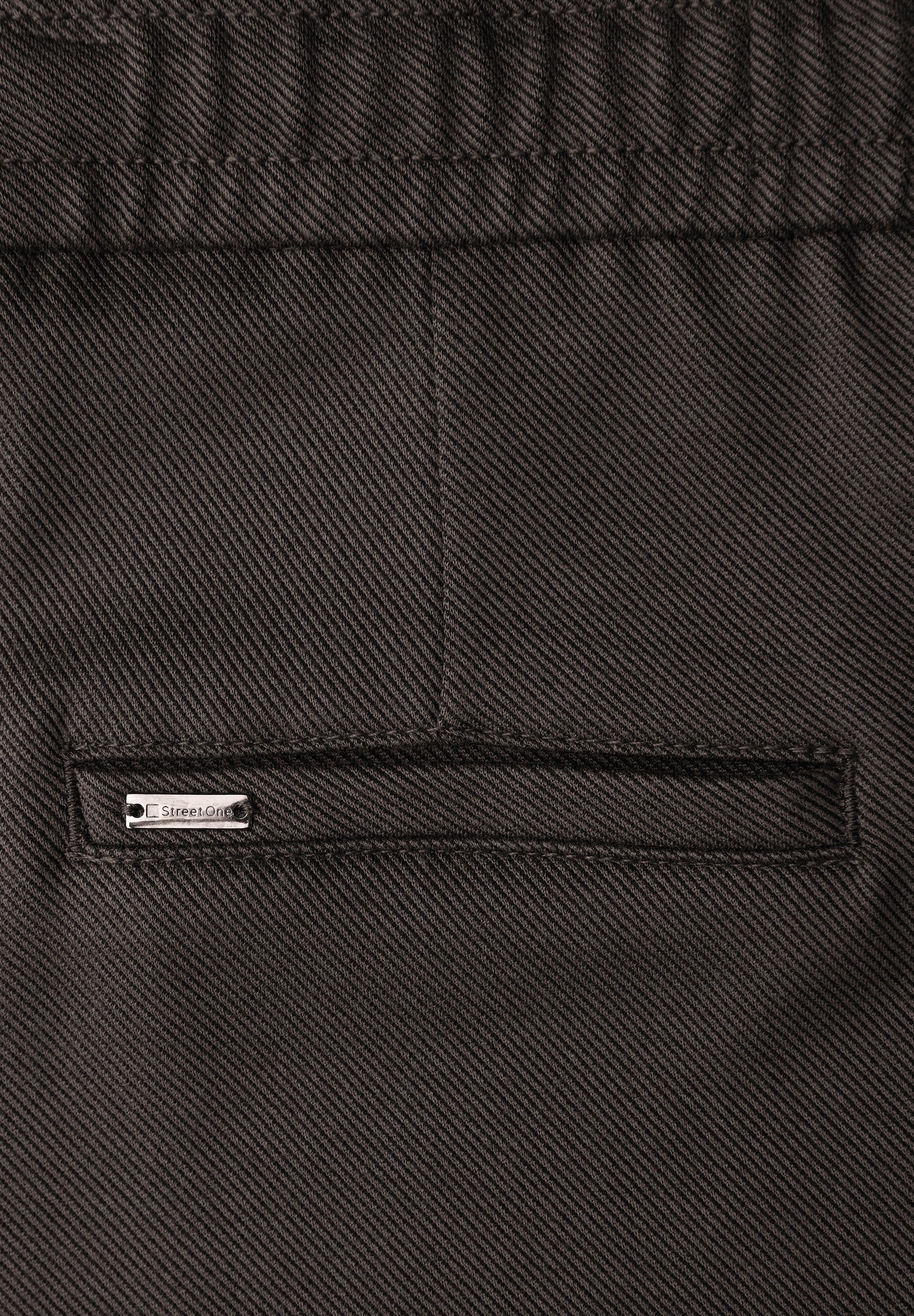 Street One - Straight Leg Hose mit Tape - Farbe: rustic brown