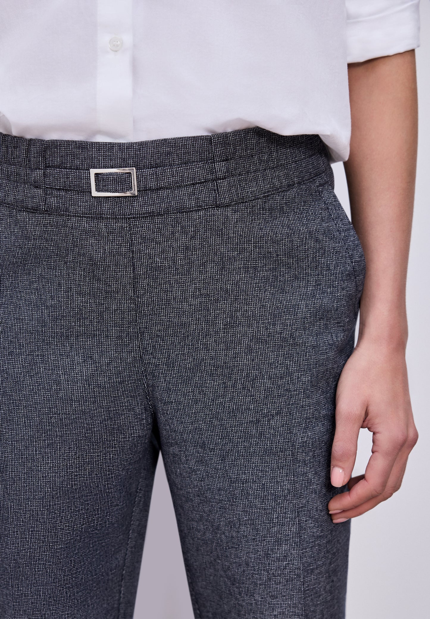 Street One - Melange Hose - Farbe: shadowed navy