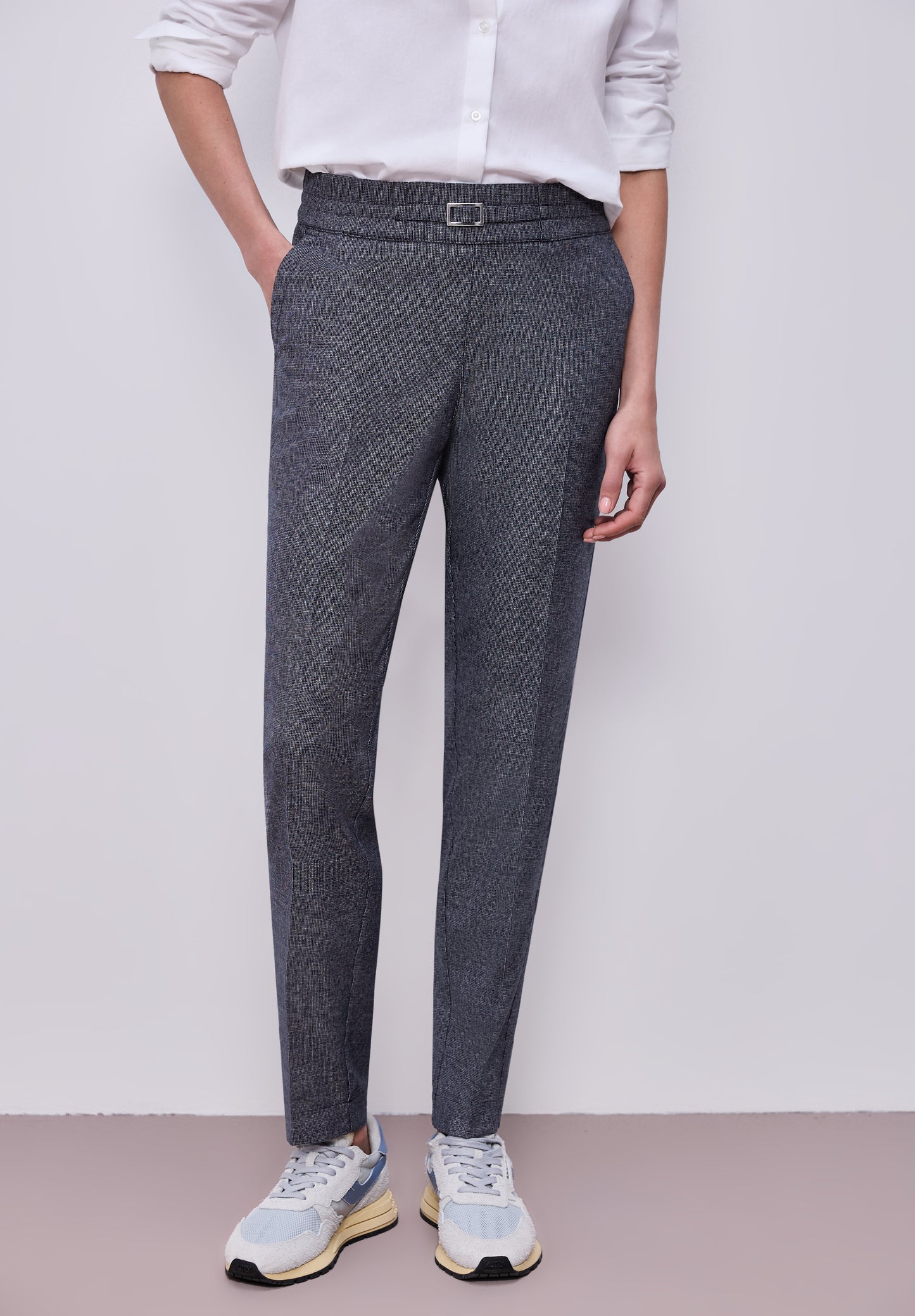 Street One - Melange Hose - Farbe: shadowed navy