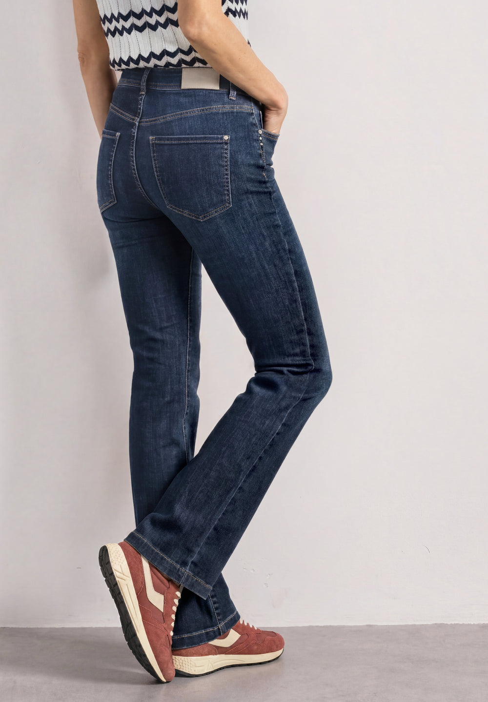 Street One Blaire Jeans mit High Waist und Bootcut Leg
