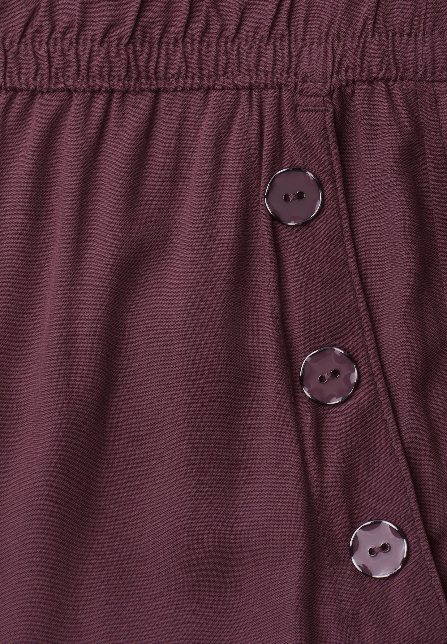 Street One - High Waist Wide Leg Hose im Loose Fit - Farbe: rustic rouge