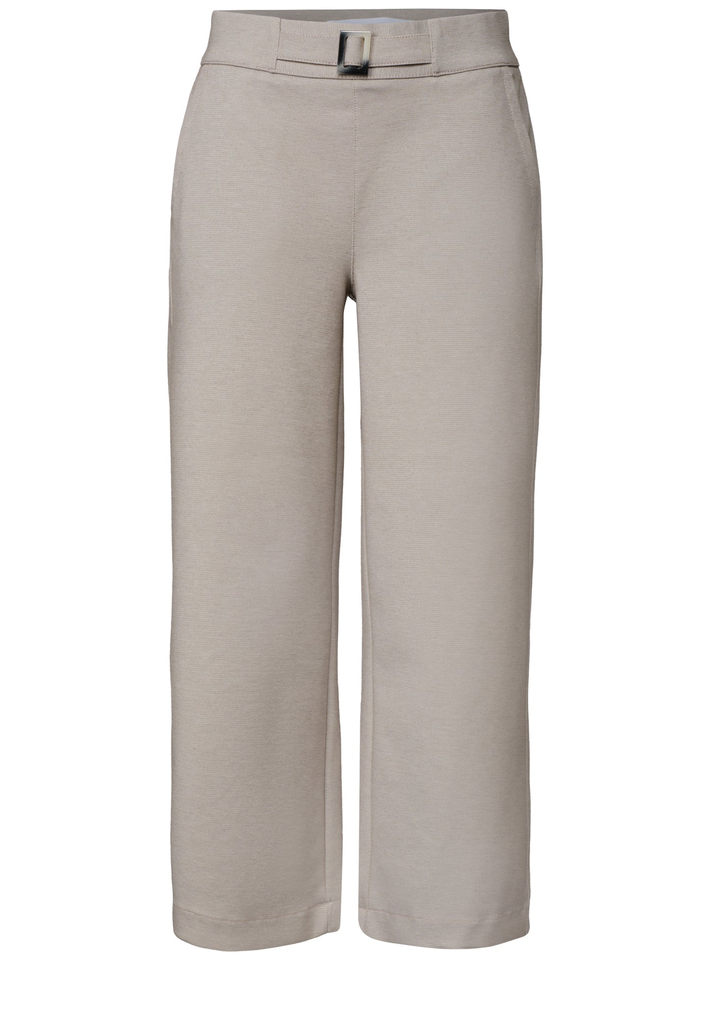 Street One - High Waist Culotte mit Schnallendetail - Farbe: clay sand
