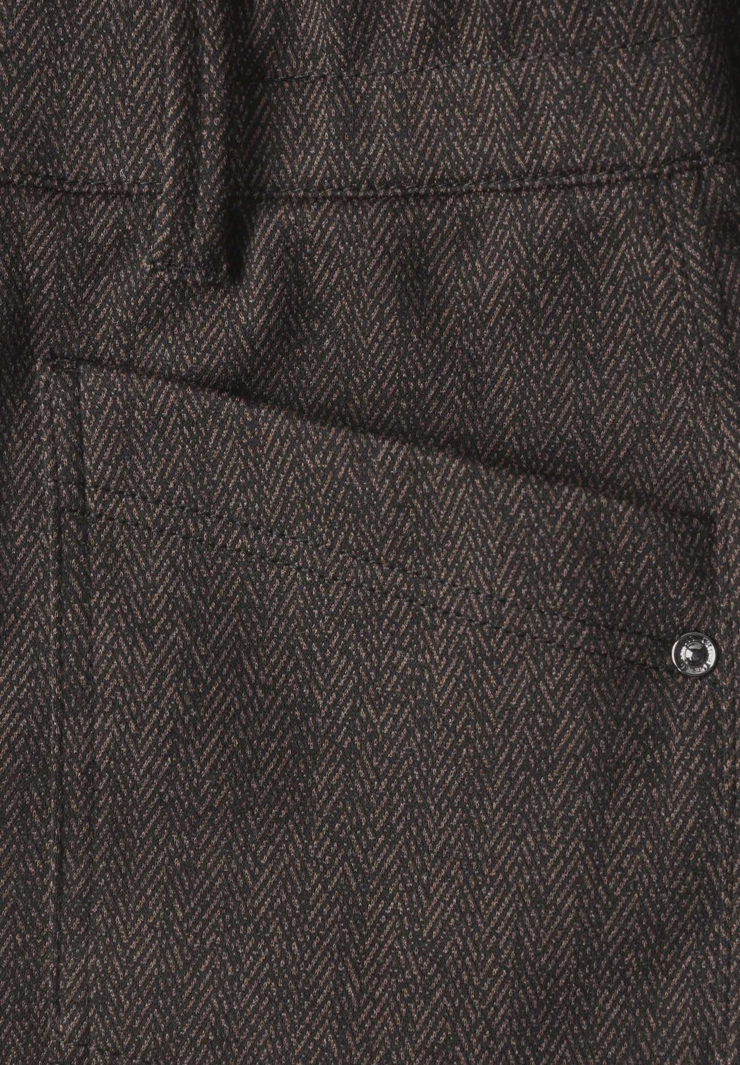 Street One - High Waist Barrel Leg Hose mit Elastikbund - Farbe: black coffee