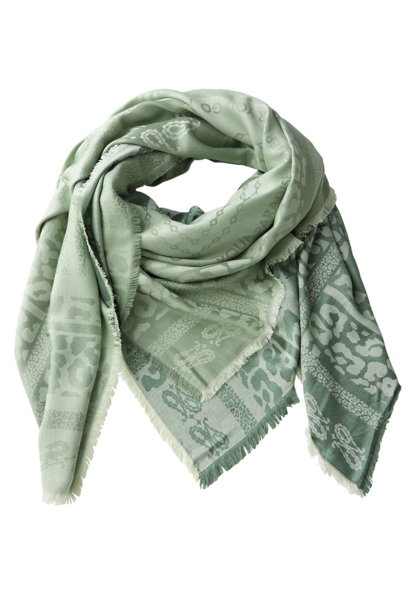 Street One Jaquard Schal - Farbe: mint green