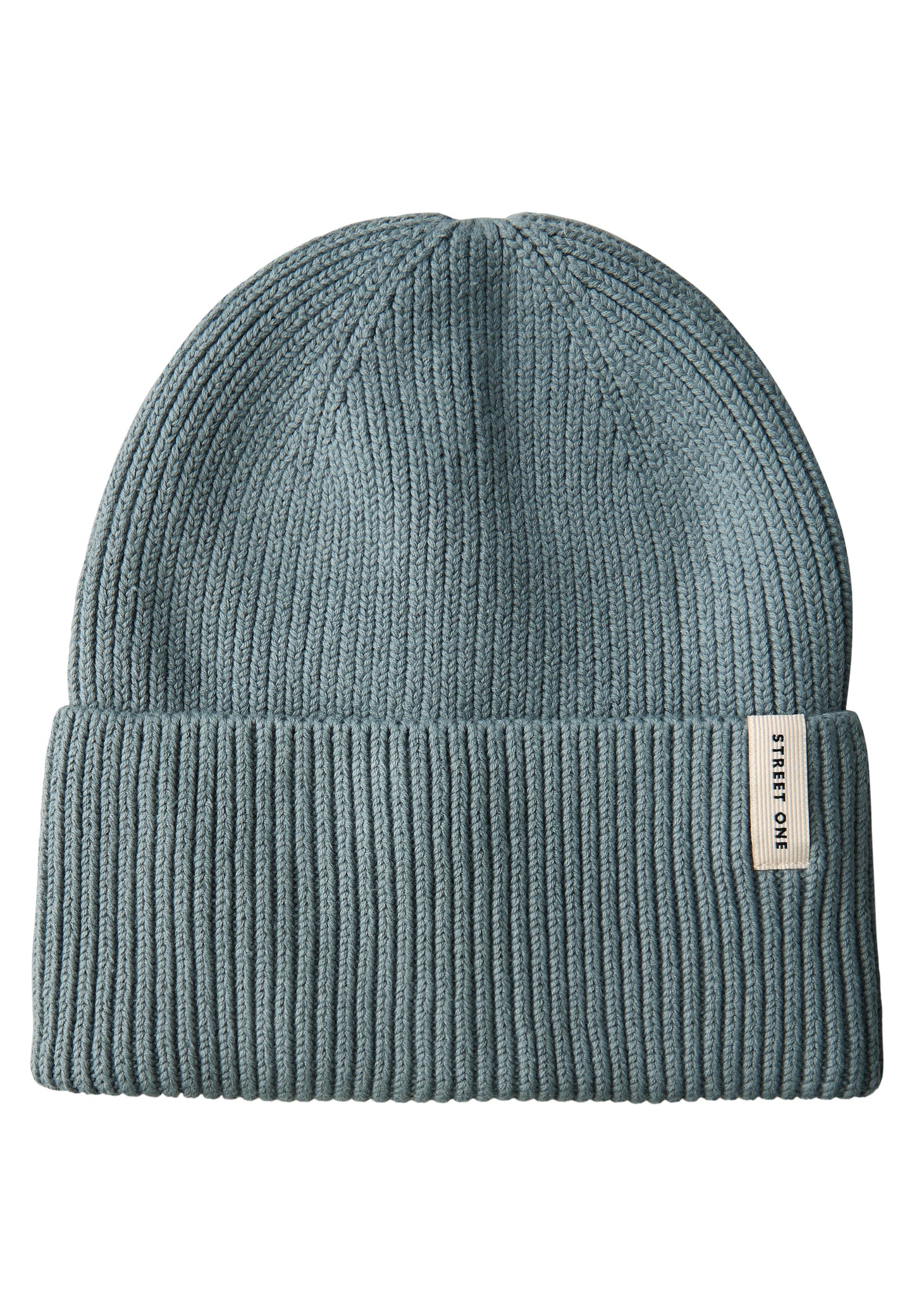 Street One Rippstrick Beanie - Farbe: sterling blue