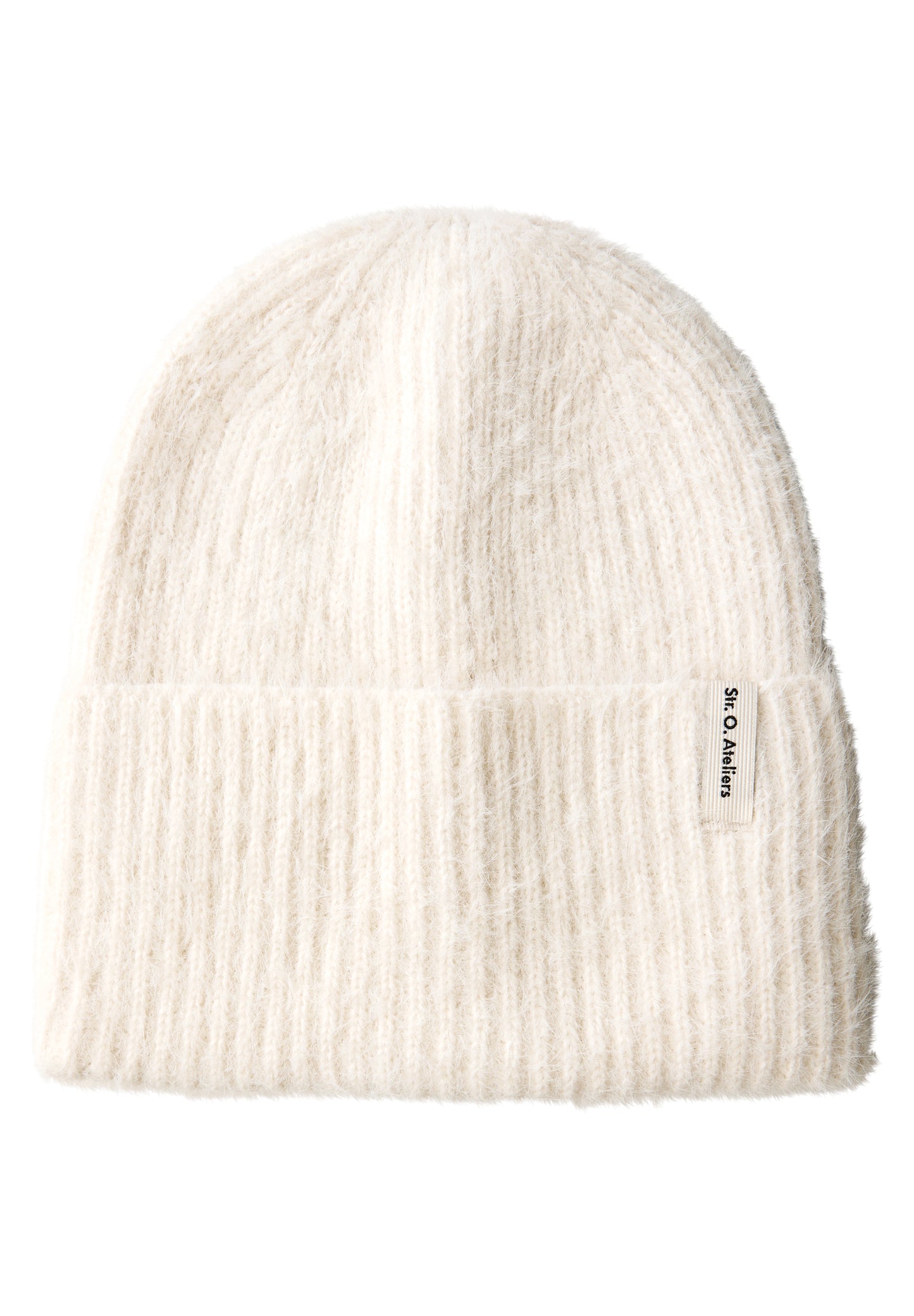 Street One Federgarn Beanie - Farbe: lucid white