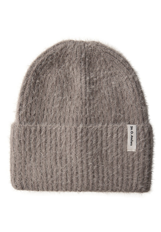 Street One Federgarn Beanie - Farbe: Sandy Mocca Mel.