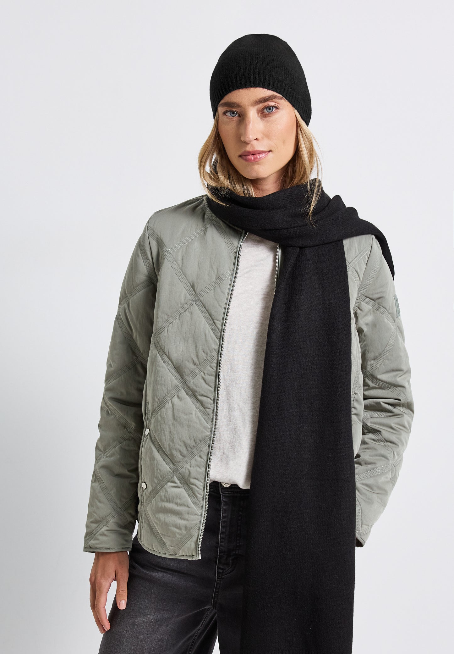 Street One Feinstrick Beanie - Farbe: Black