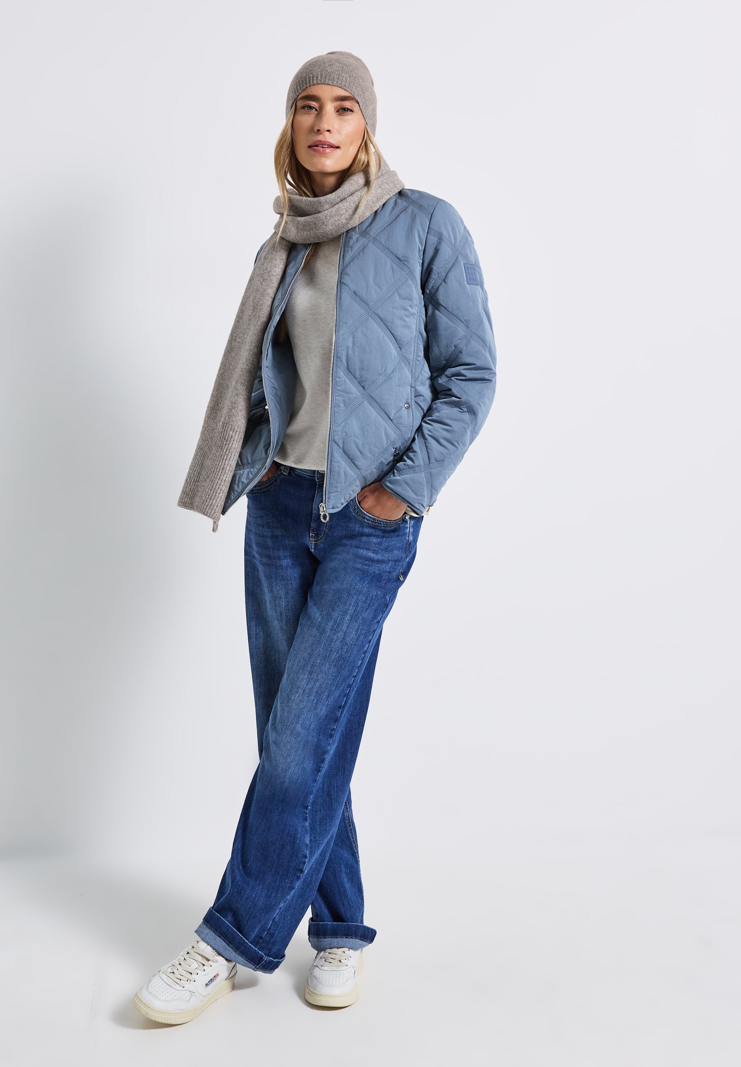 Street One Feinstrick Beanie - Farbe: Sandy Mocca Mel.