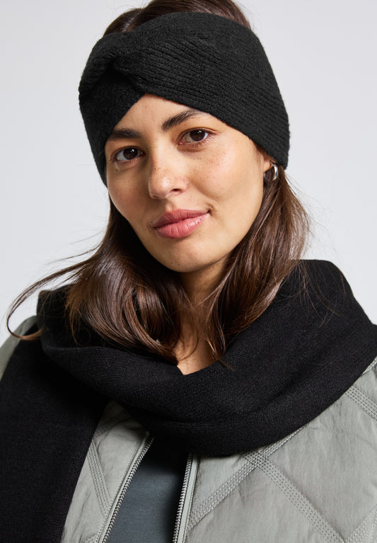 Street One Feinstrick Stirnband - Farbe: Black