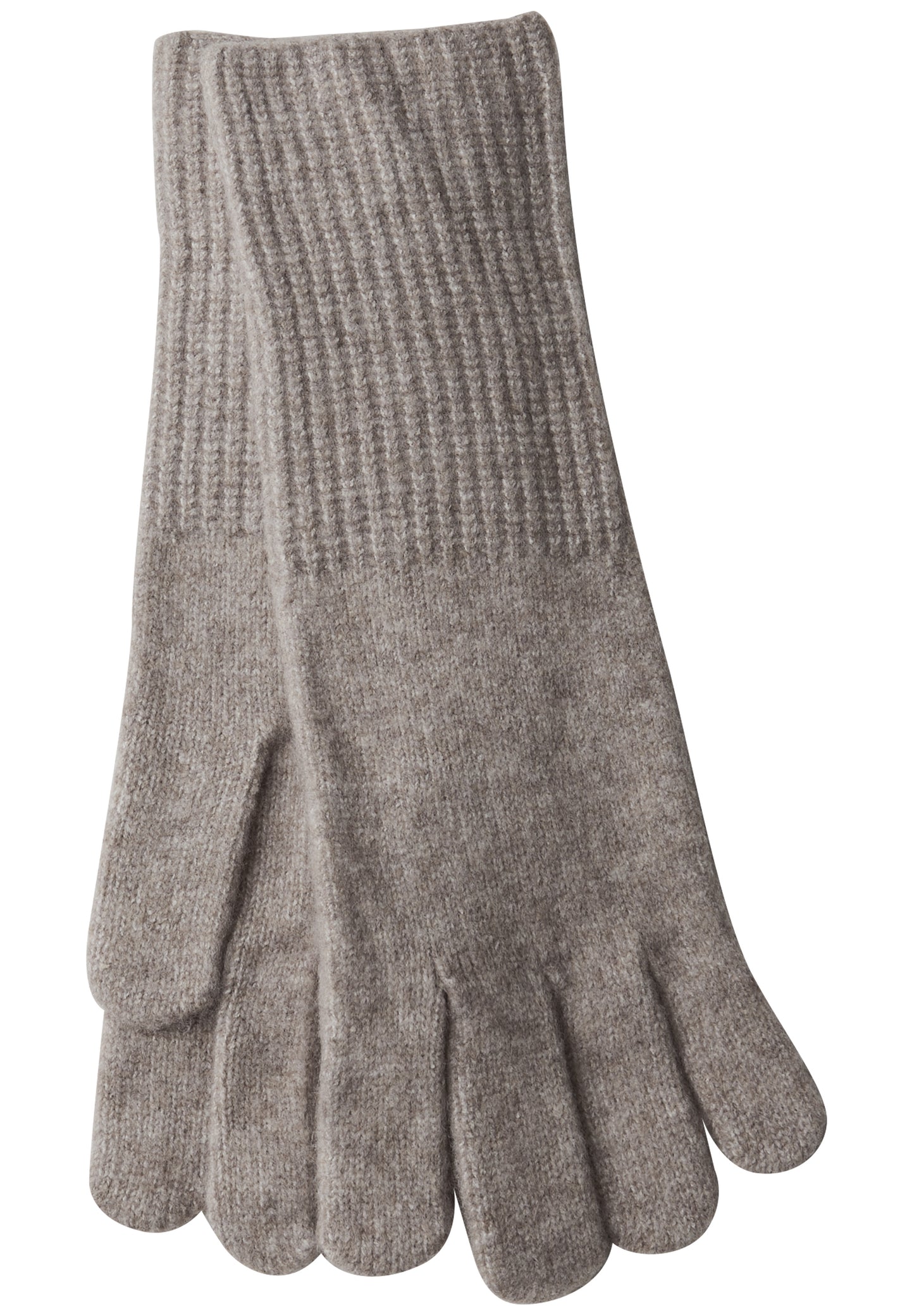 Street One Feinstrickhandschuhe - Farbe: Sandy Mocca Mel.