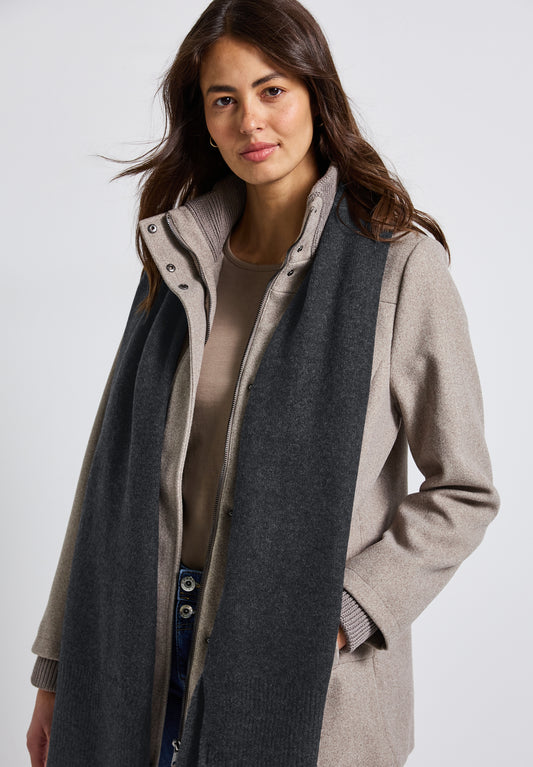 Street One Langer Schal - Farbe: anthracite melange