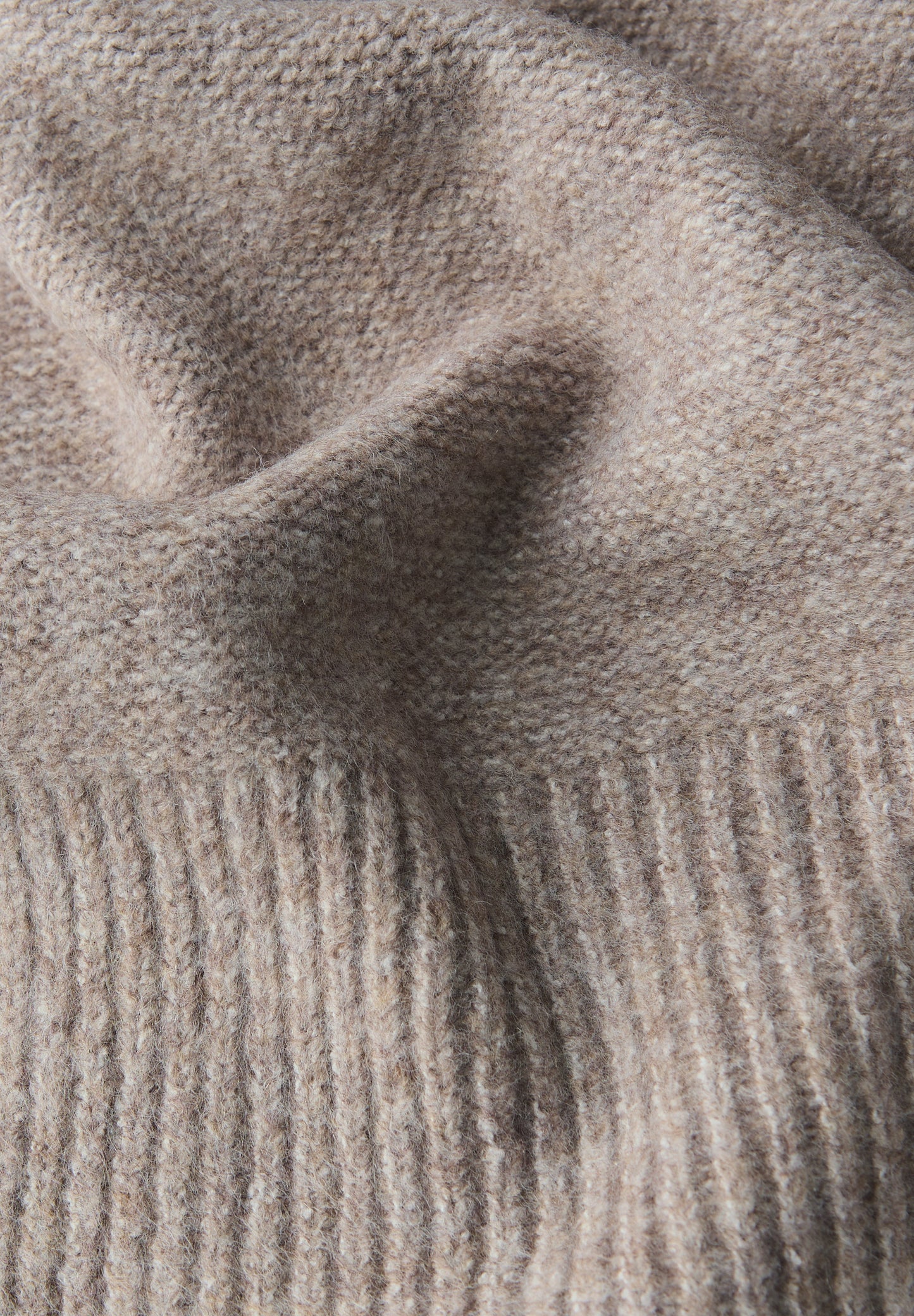Street One Langer Schal - Farbe: Sandy Mocca Mel.