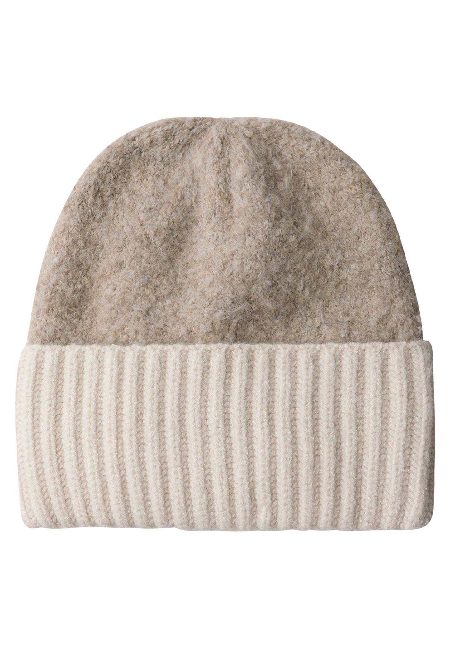 Street One Strukturmix Beanie - Farbe: Soft Sand Mel.
