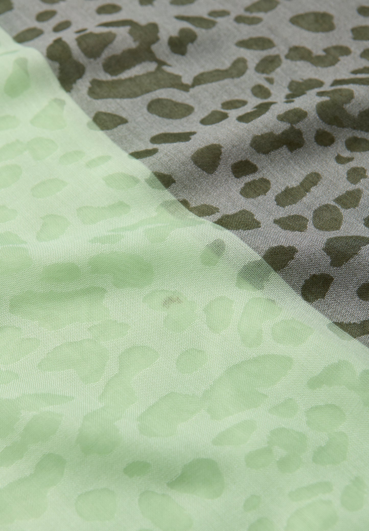 Street One Damen Loop Schal mit Muster - Bright Pistachio