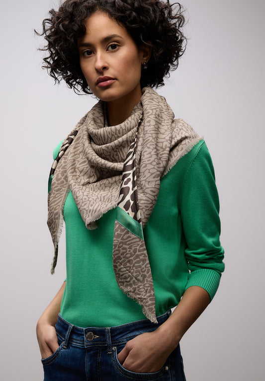 Street One - Leo Dreieckstuch - Farbe: cotton beige