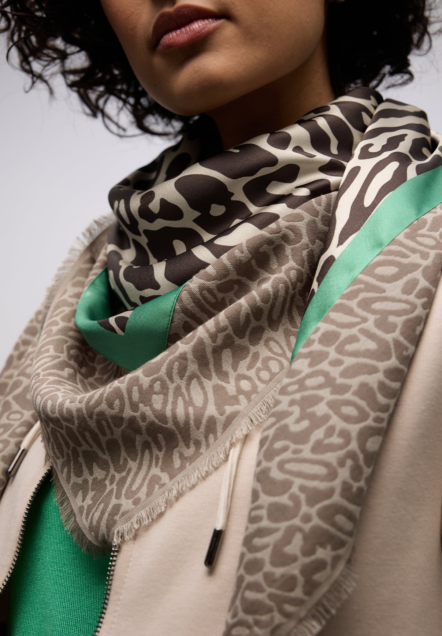 Street One - Leo Dreieckstuch - Farbe: cotton beige