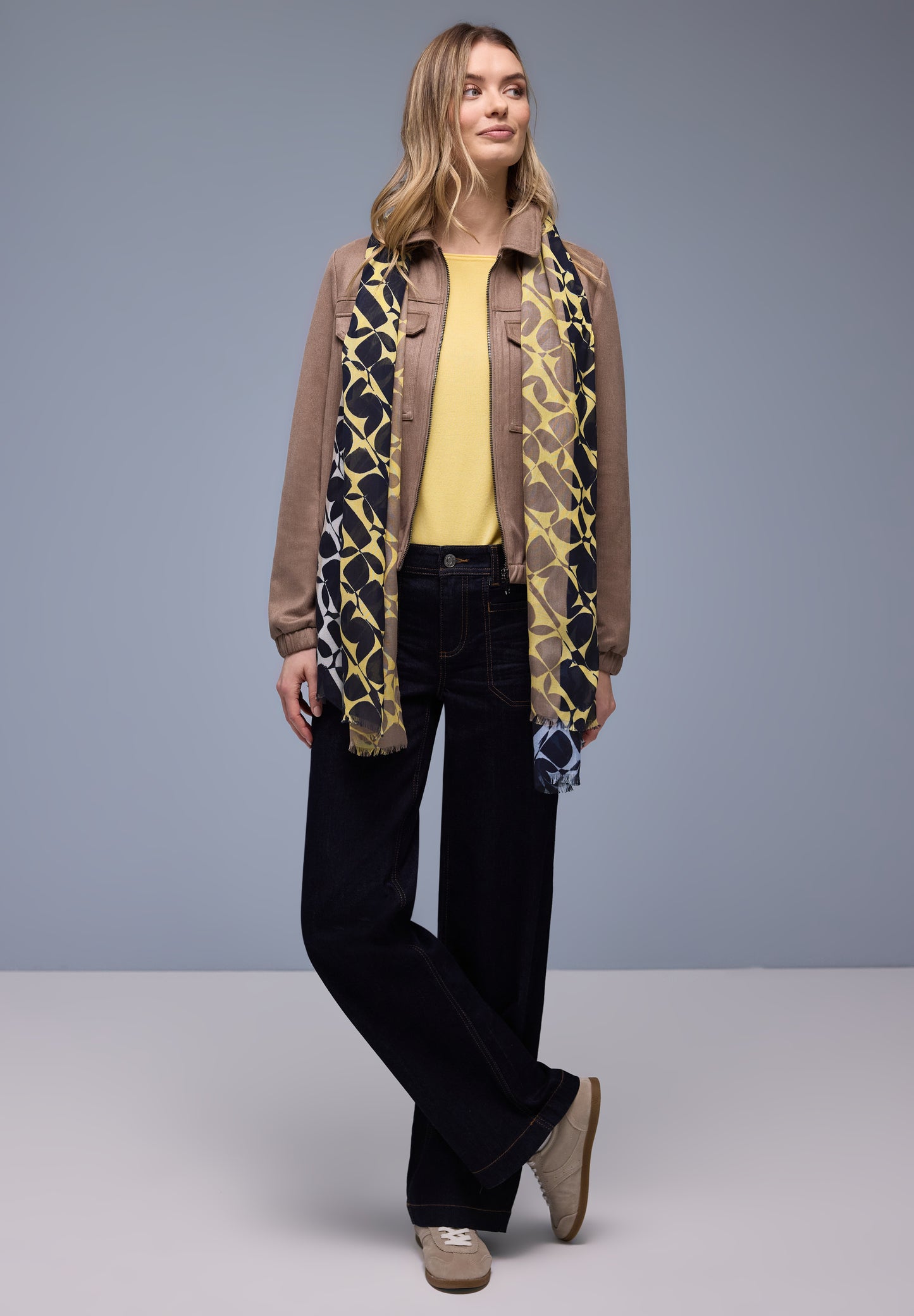 Street One - Gemusterter Schal - Farbe: multicolor