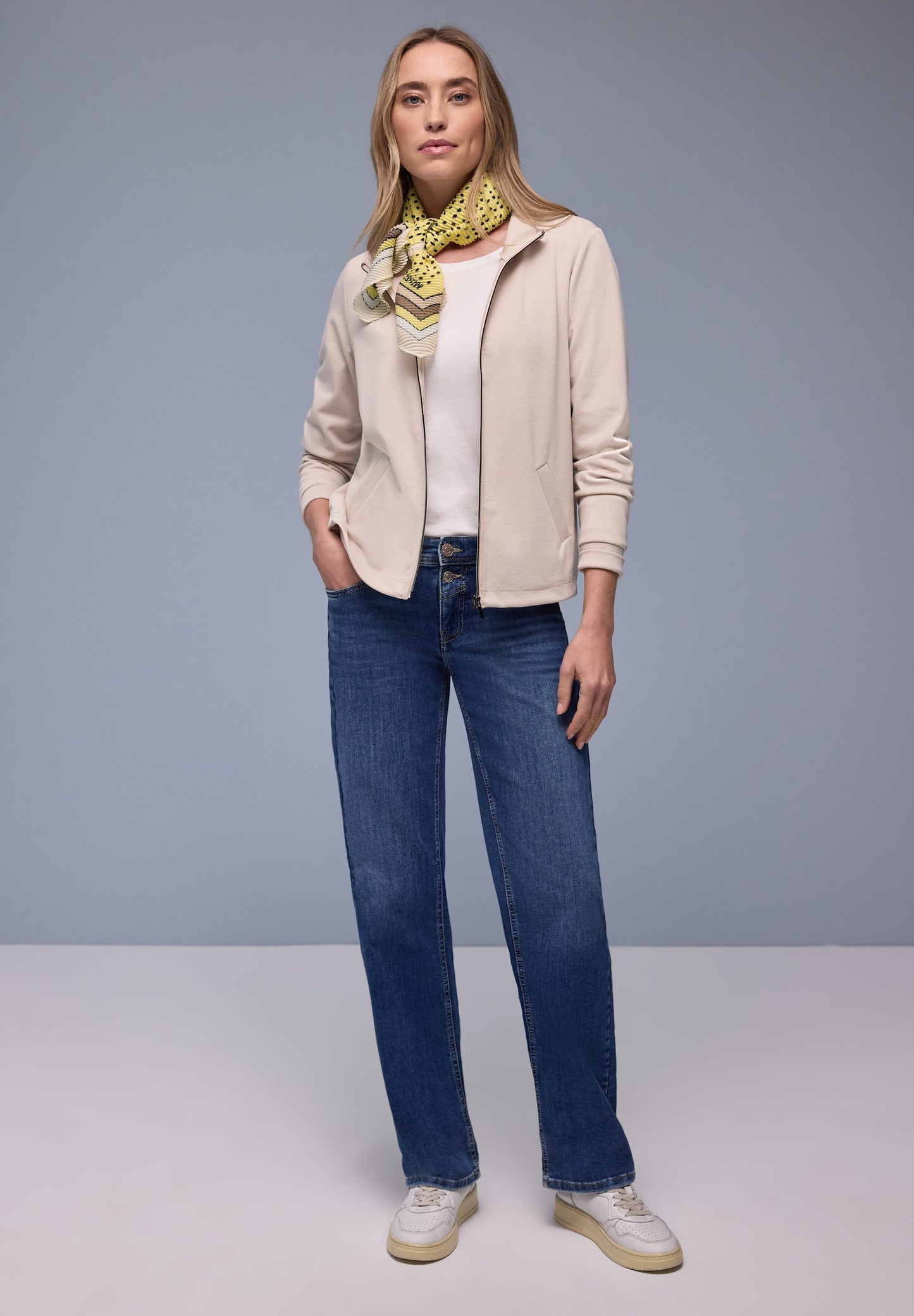 Street One - Gemustertes Tuch - Farbe: gelb