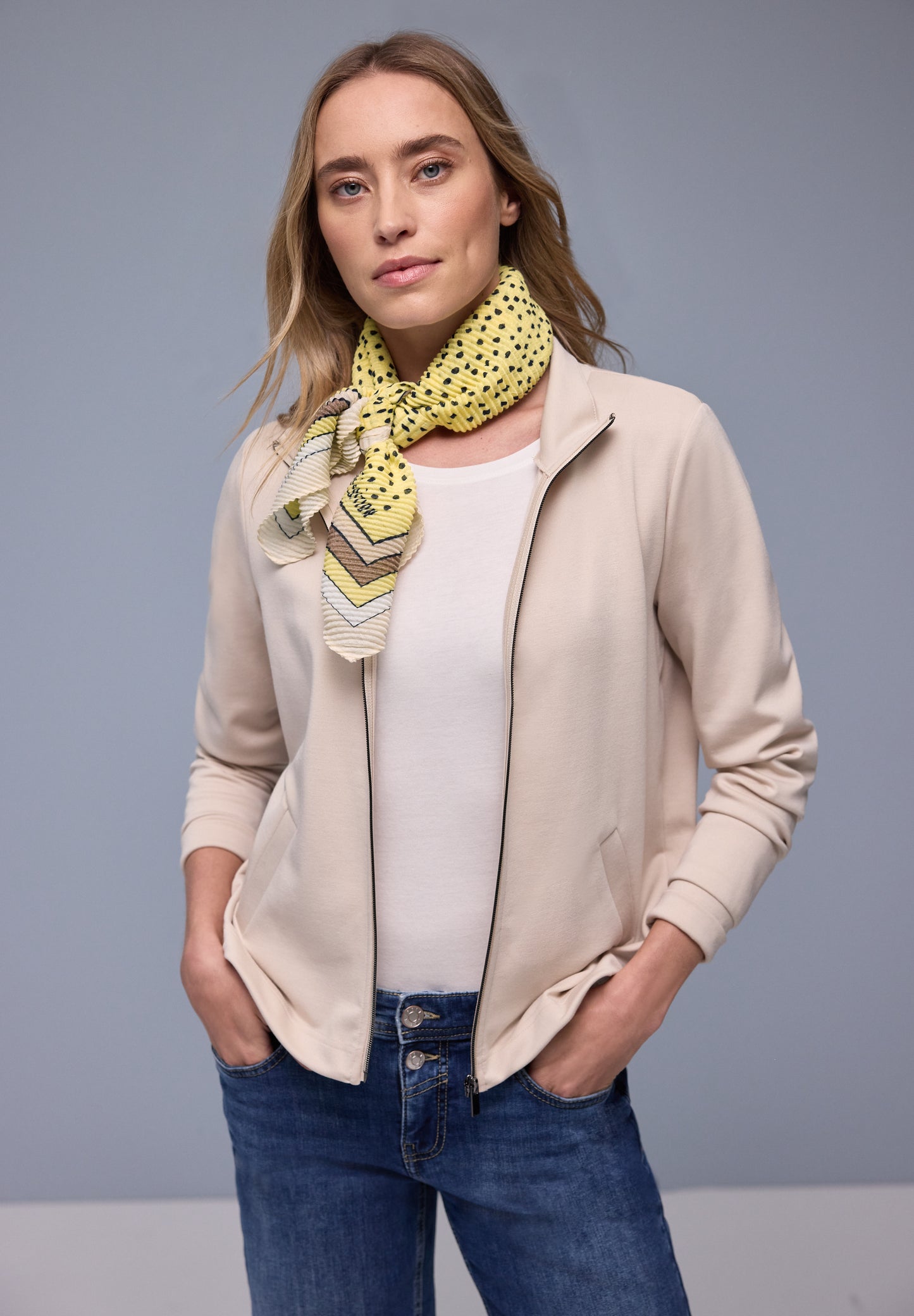 Street One - Gemustertes Tuch - Farbe: gelb