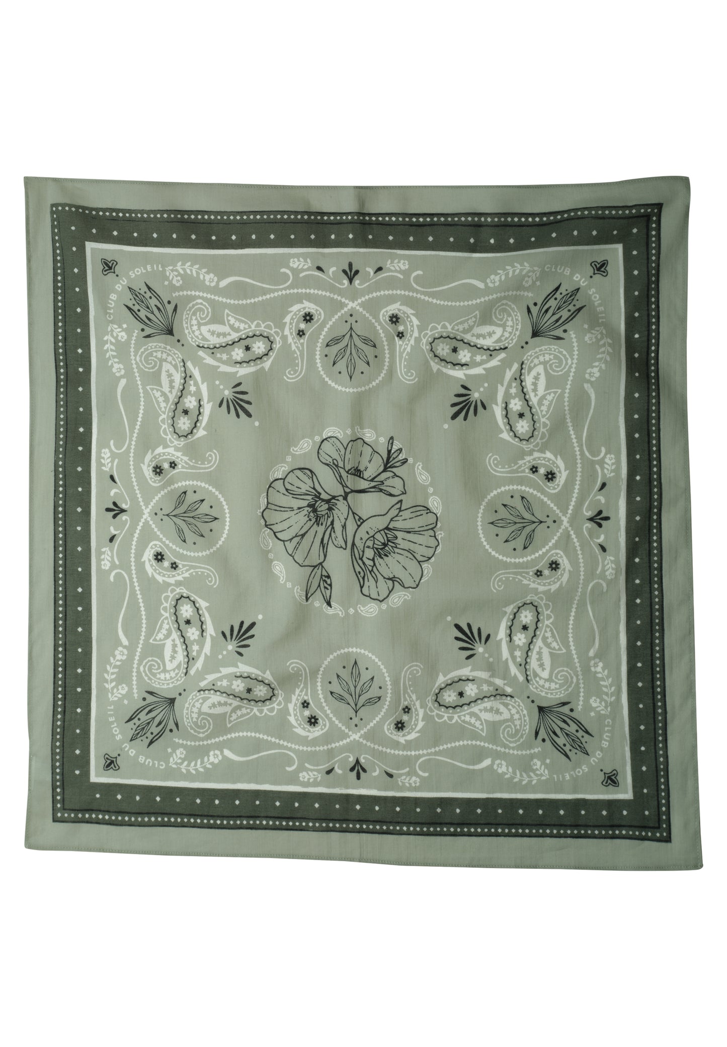 Street One - Bandana aus Baumwolle mit Print - Farbe: mint leaf