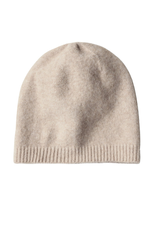 Street One - Feinstrick Beanie in Unifarbe - Farbe: Soft Sand Mel.