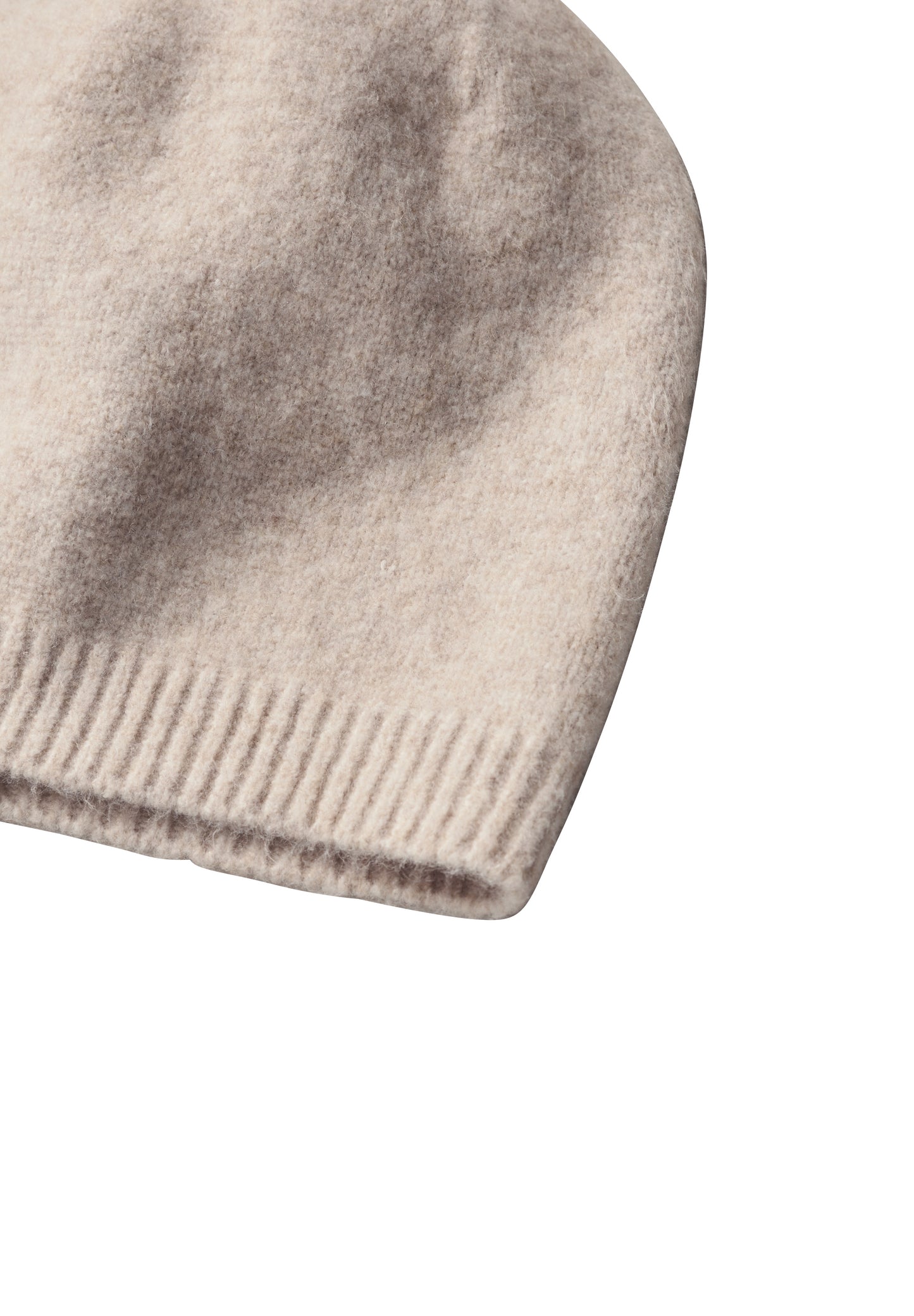 Street One - Feinstrick Beanie in Unifarbe - Farbe: Soft Sand Mel.