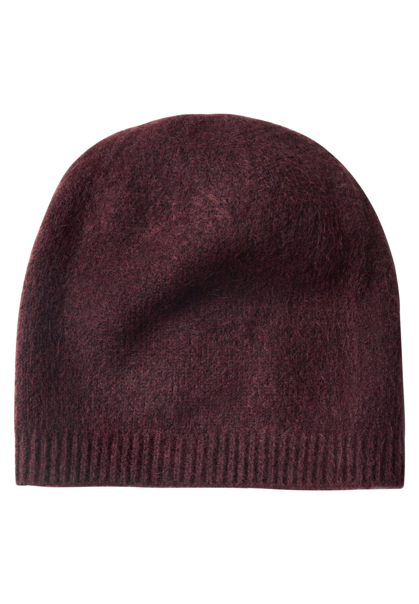 Street One - Feinstrick Beanie in Unifarbe - Farbe: rustic rouge mel.