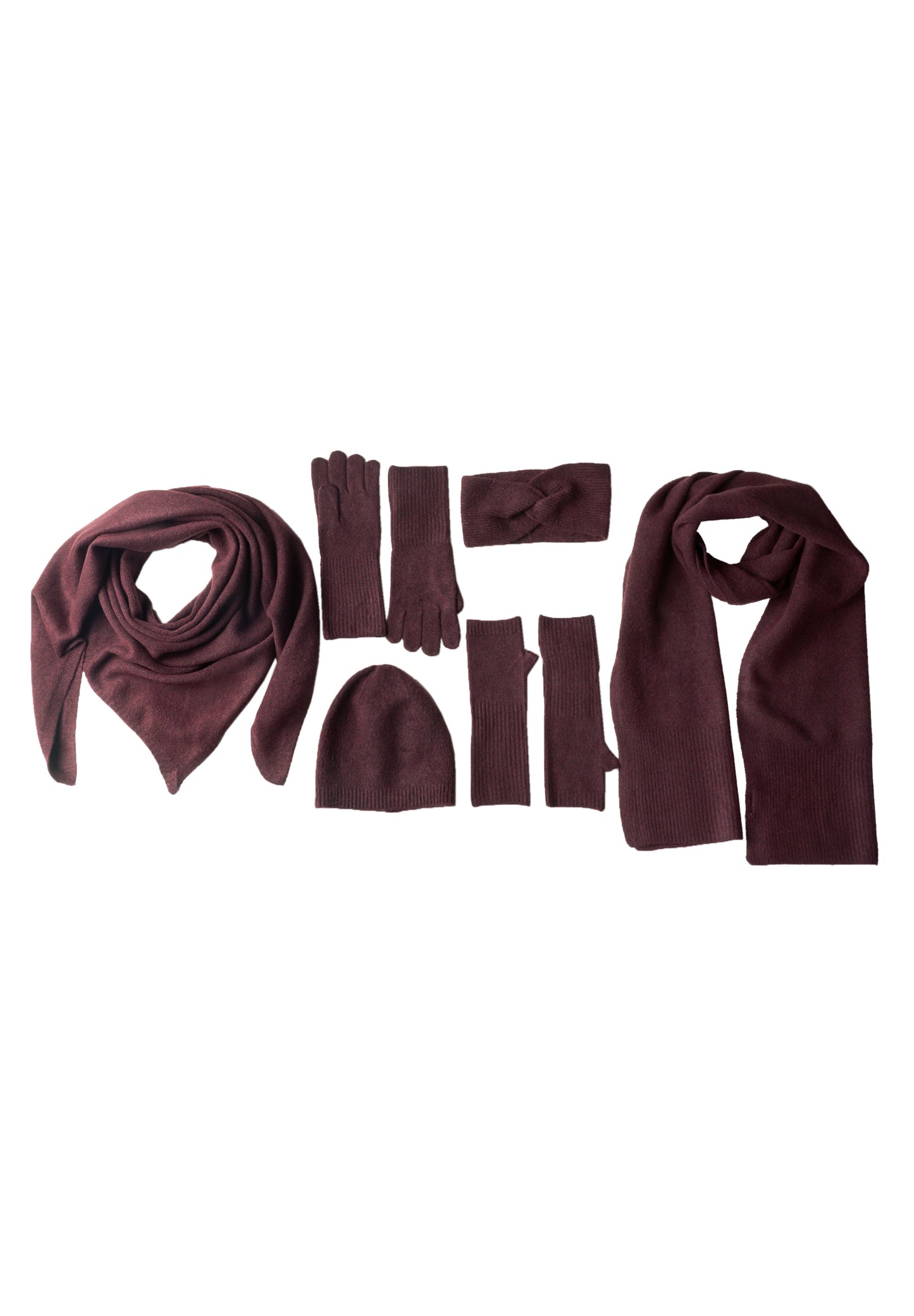 Street One - Feinstrick Beanie in Unifarbe - Farbe: rustic rouge mel.