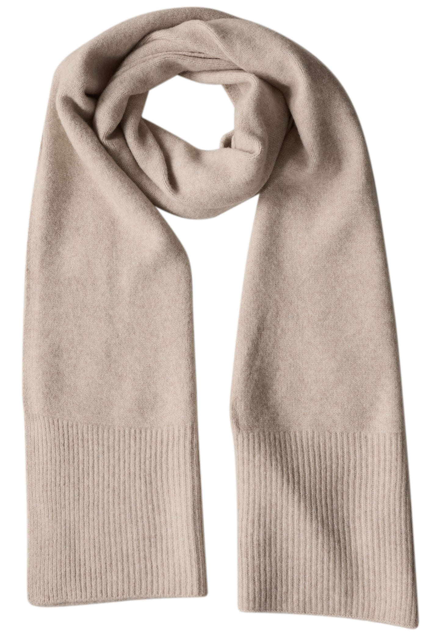 Street One - Langer Feinstrickschal in Unifarbe - Farbe: Soft Sand Mel.