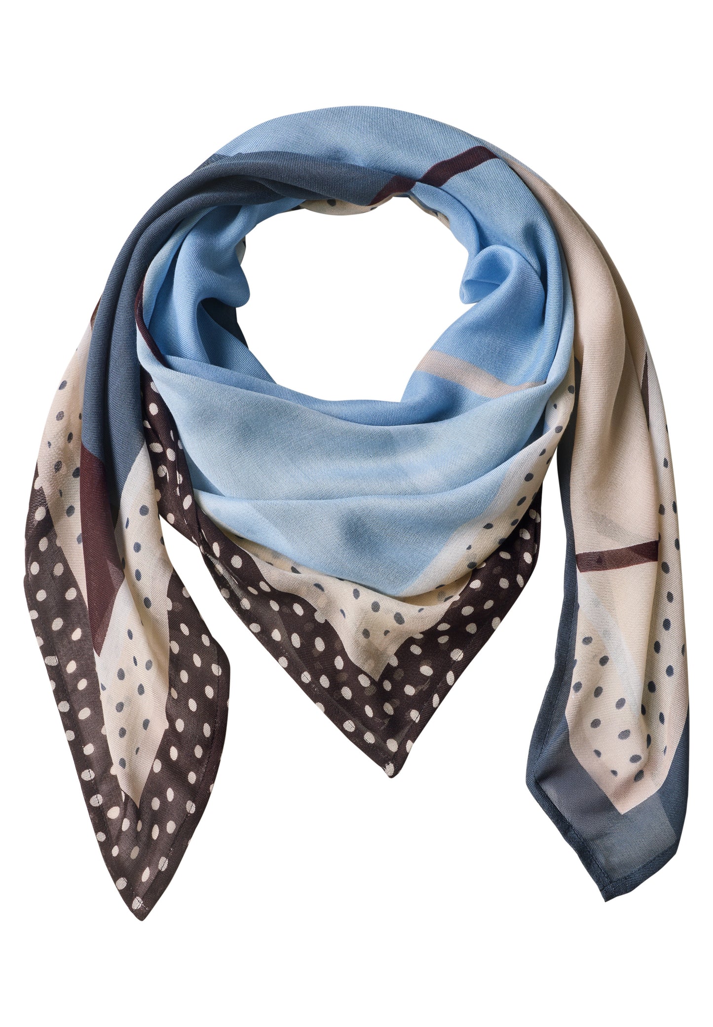 Street One - Tuch mit grafischem Muster - Farbe: ashen blue