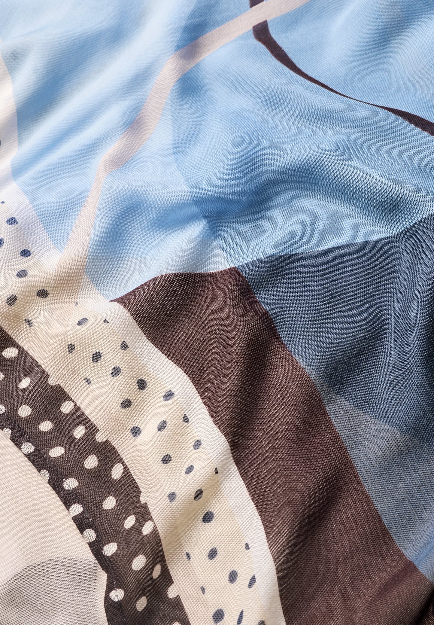 Street One - Tuch mit grafischem Muster - Farbe: ashen blue