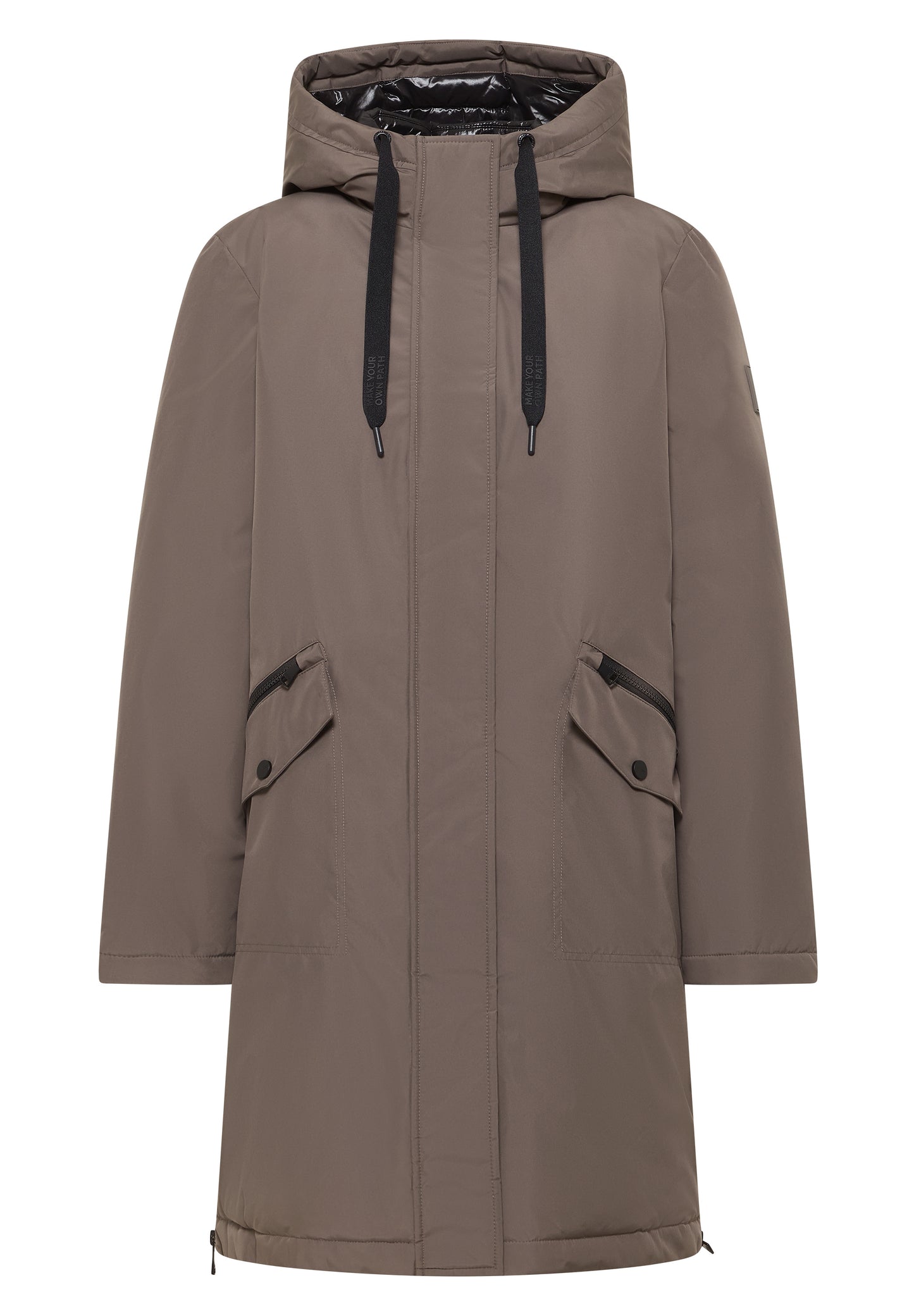 CECIL Sportiver Parka - Farbe: mushroom taupe