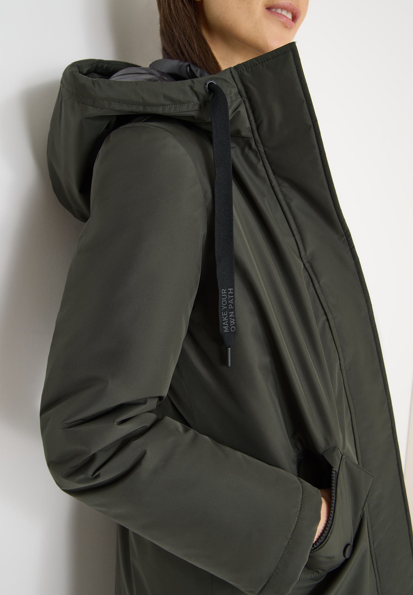 CECIL - Sportiver Parka - Farbe: olive wood