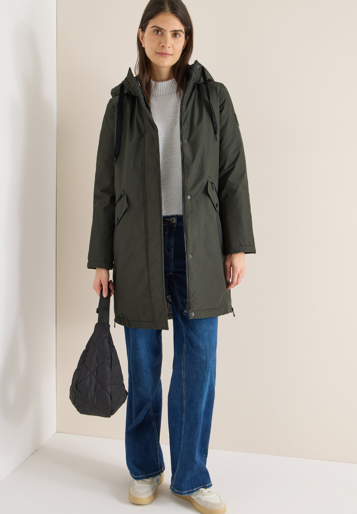 CECIL - Sportiver Parka - Farbe: olive wood