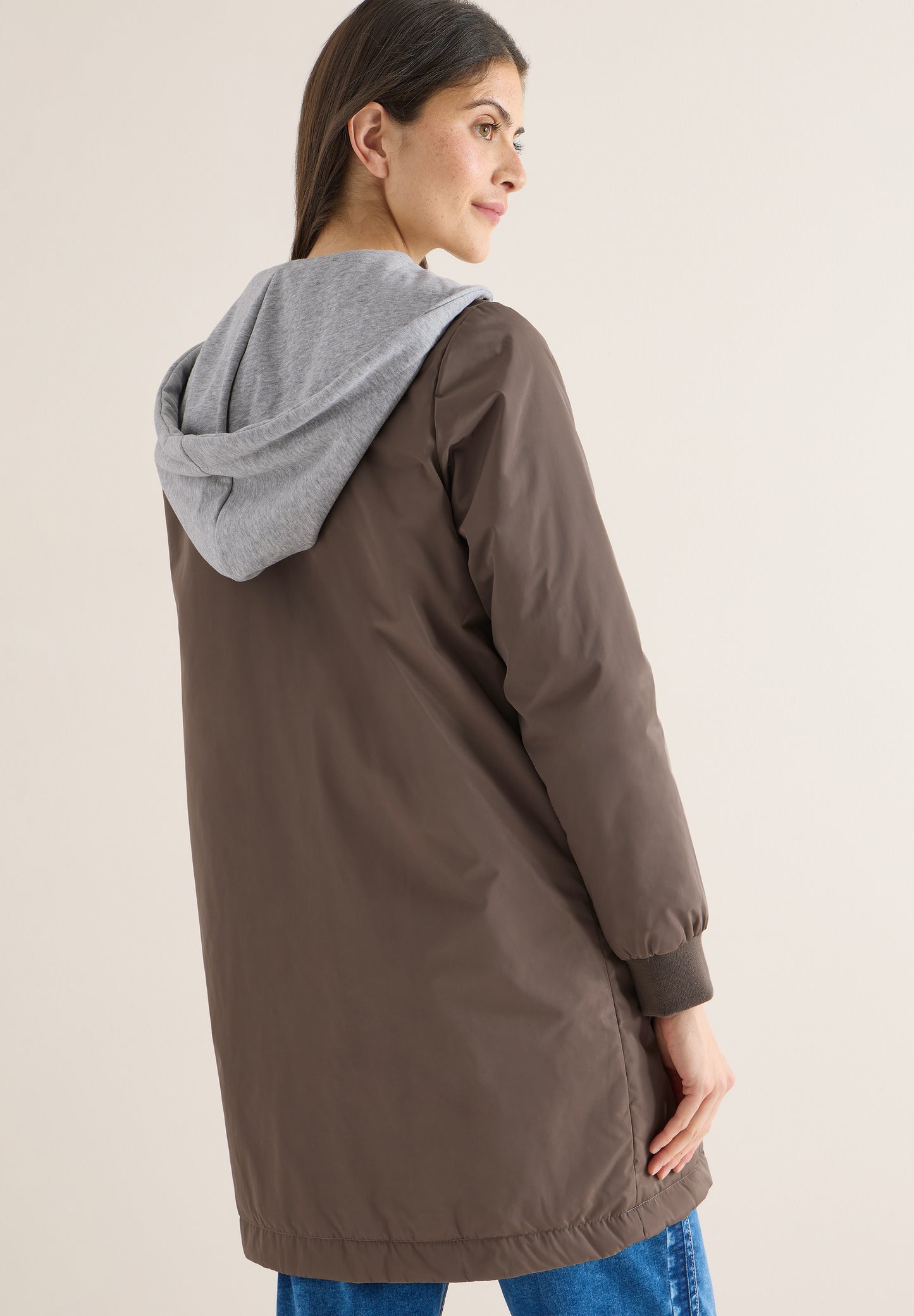 CECIL Damen Blouson Jacke - taupe / braun