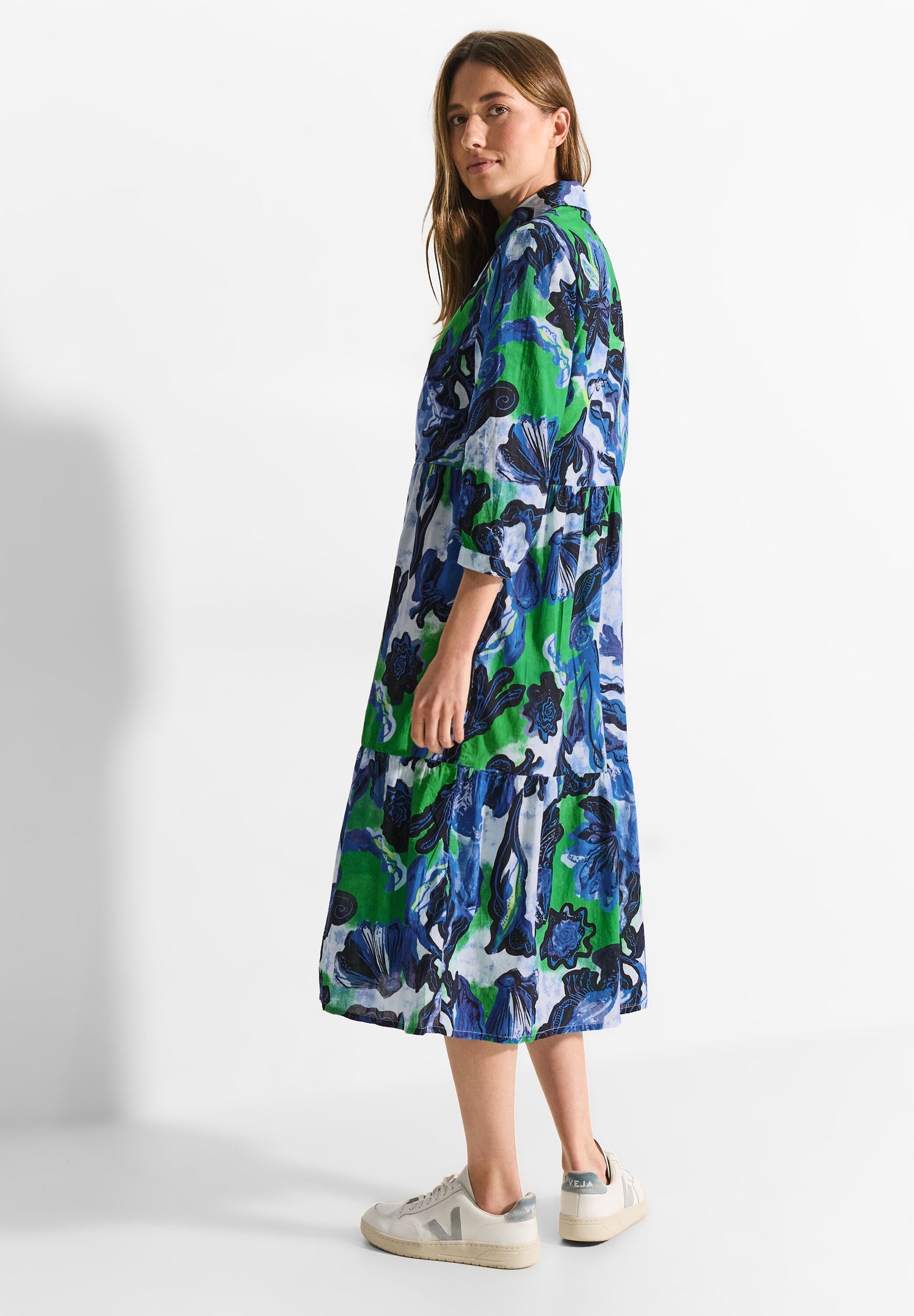 CECIL Damen Kleid mit Print - mehrfarbig