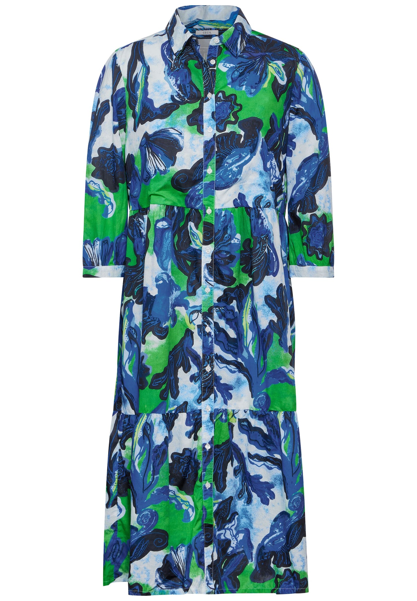 CECIL Damen Kleid mit Print - mehrfarbig