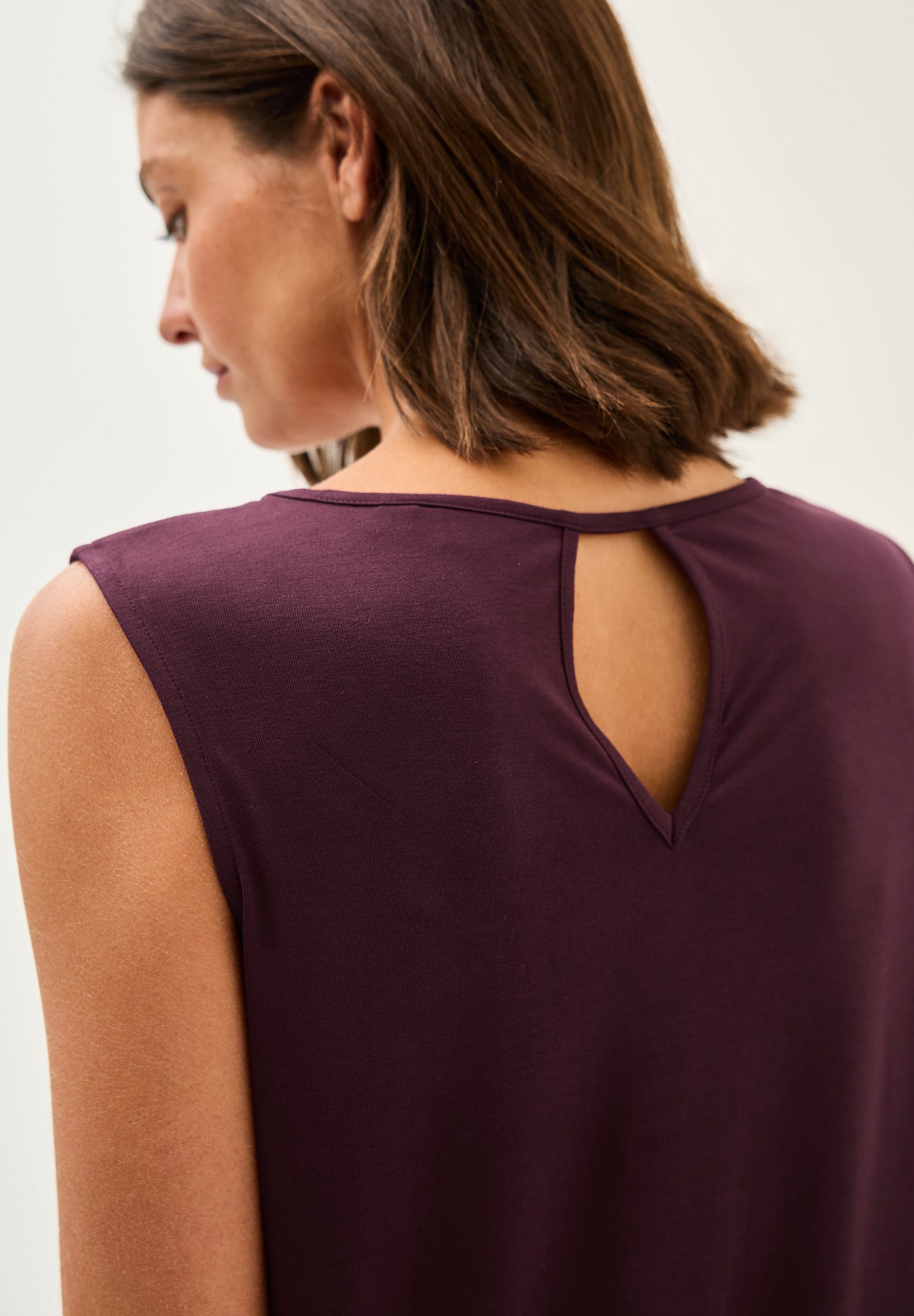 CECIL Jersey-Kleid - Farbe: mulberry red
