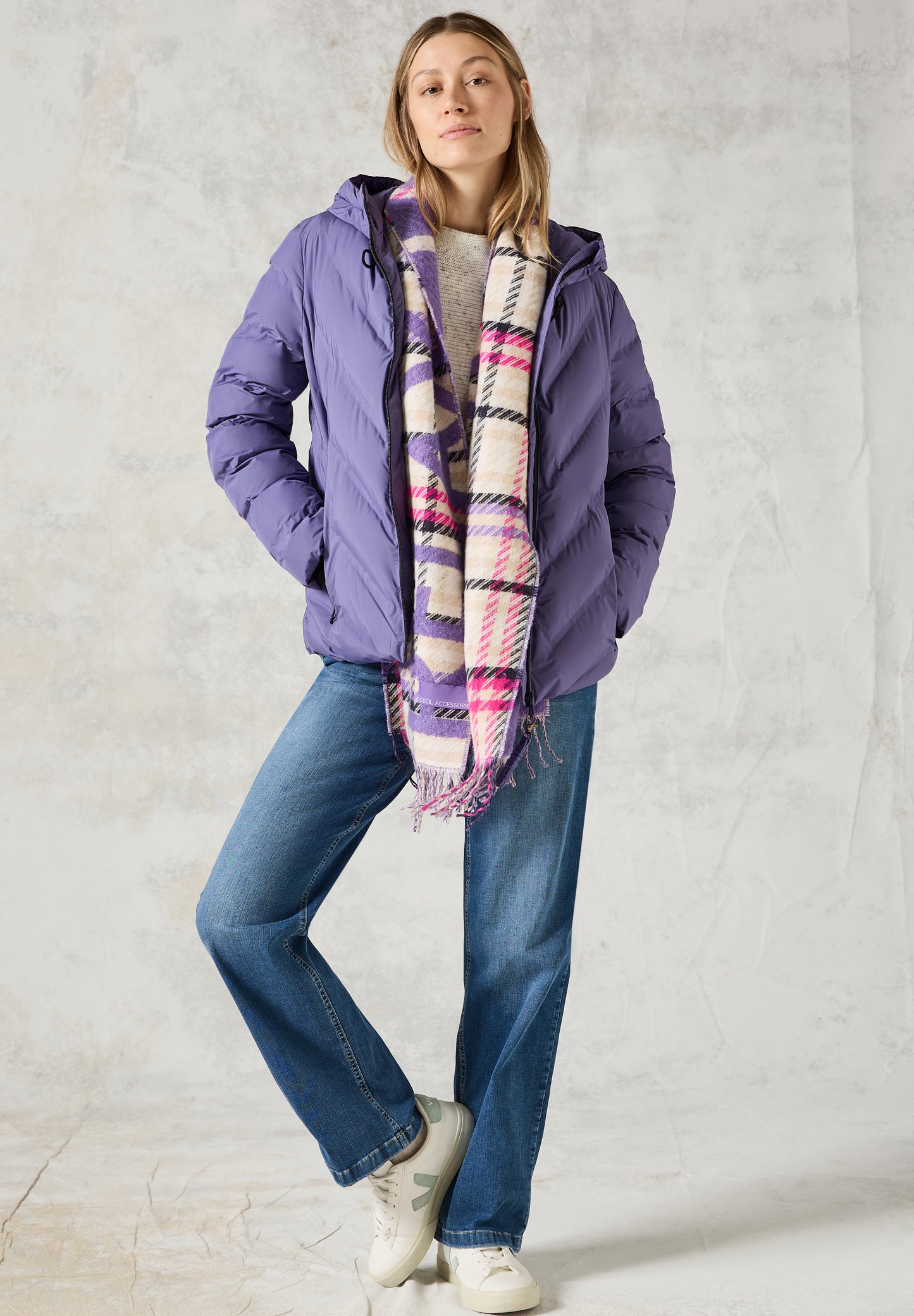 CECIL gefütterte Jacke – Farbe: violett