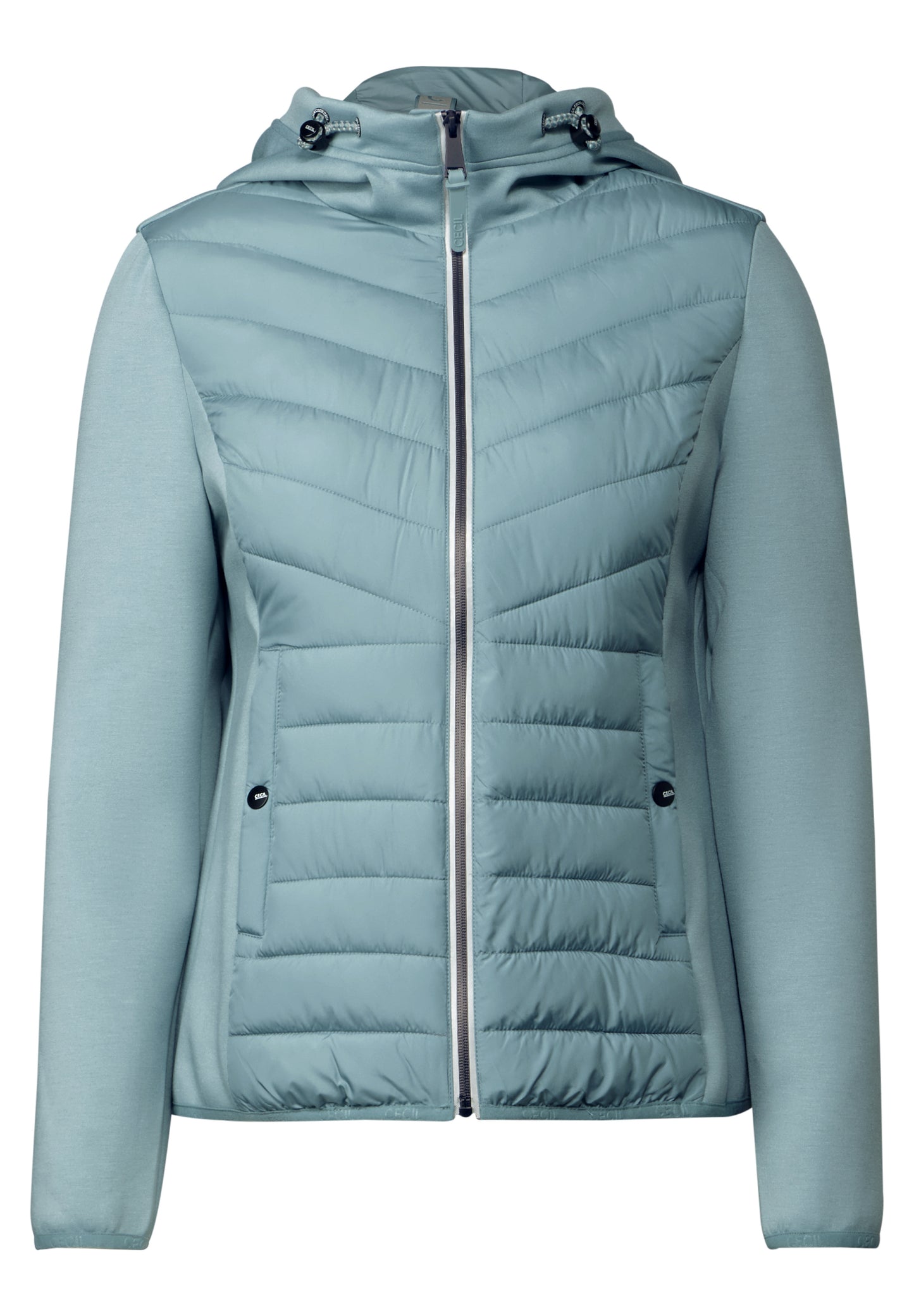 CECIL Scuba Jacke mit Kapuze - Farbe: strong mint