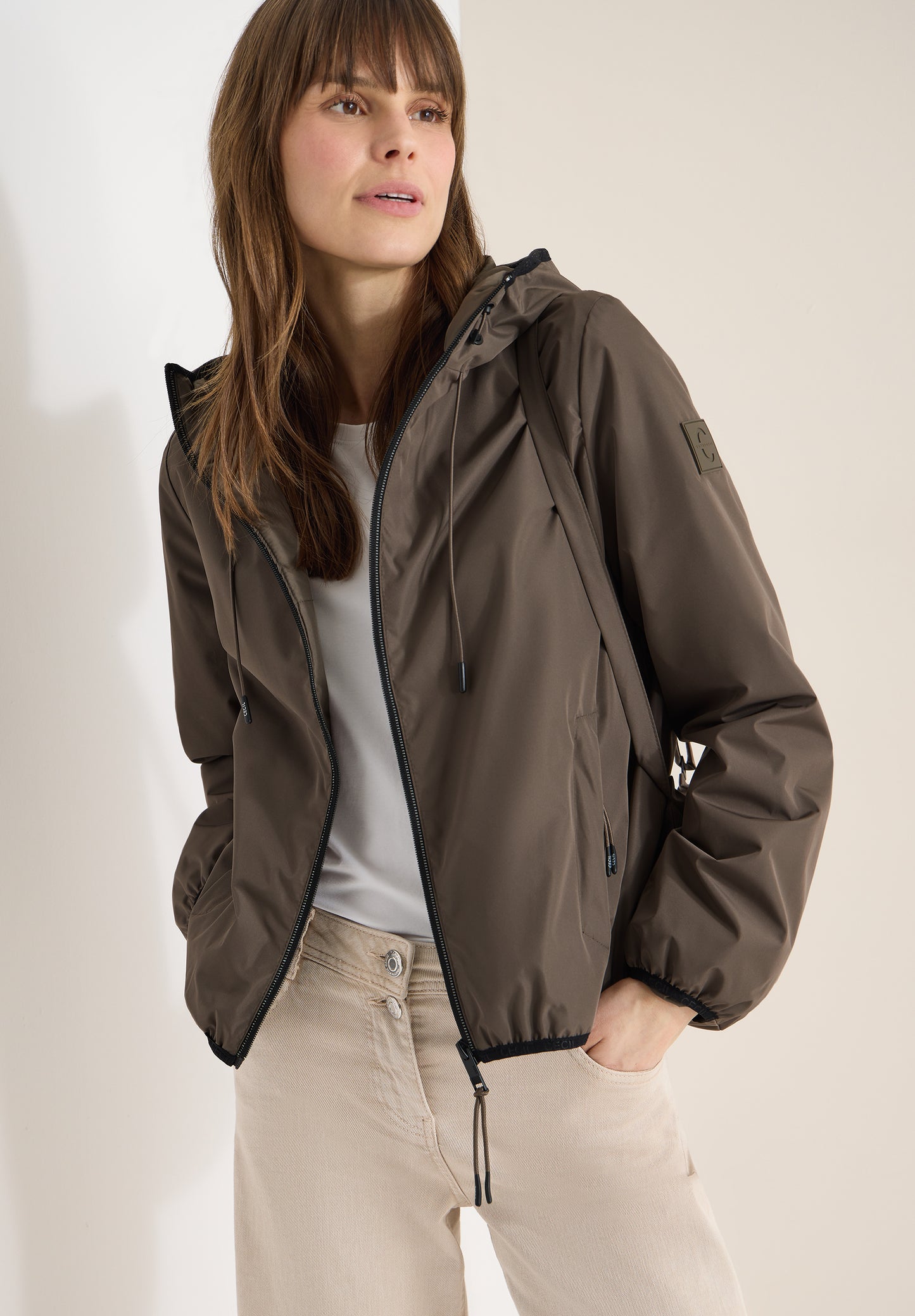 CECIL Damen Jacke Outdoor - Braun