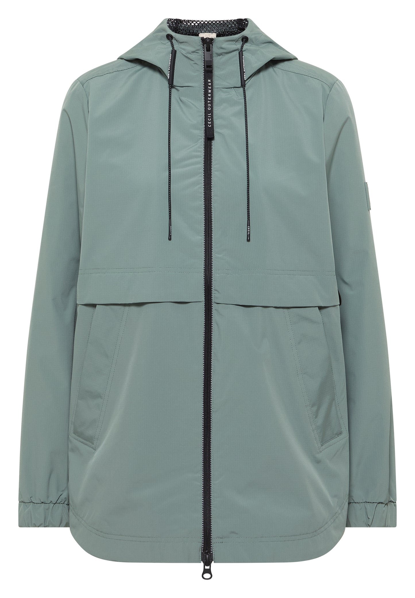 CECIL - Jacke in A-Linie - Farbe: kelp green