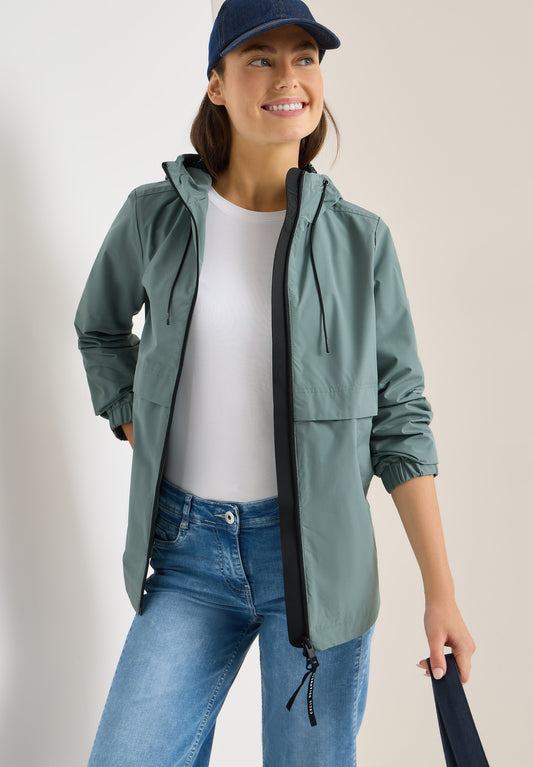 CECIL - Jacke in A-Linie - Farbe: kelp green
