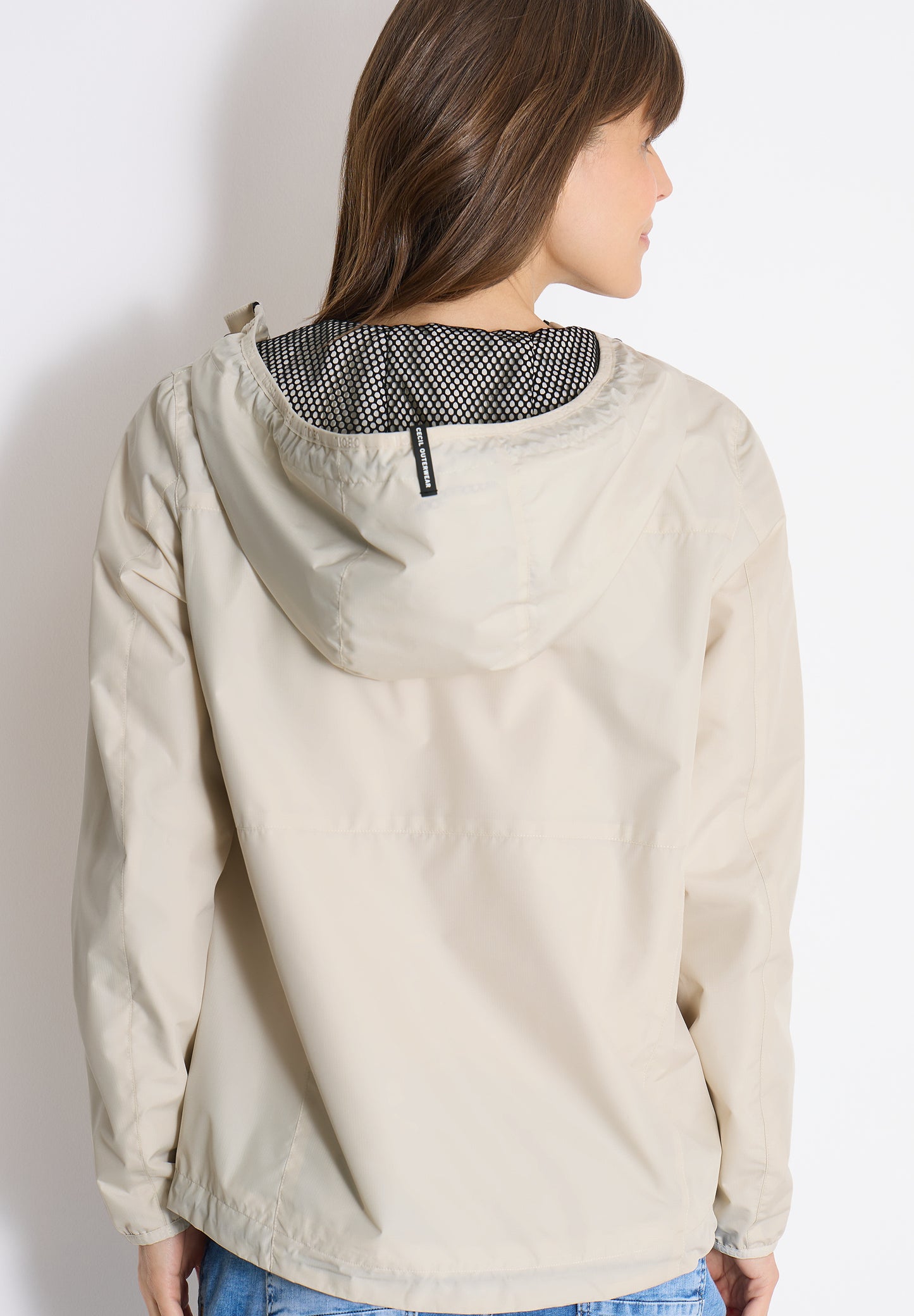 CECIL - Jacke mit Kapuze und Tunnelzug - Farbe: dust beige