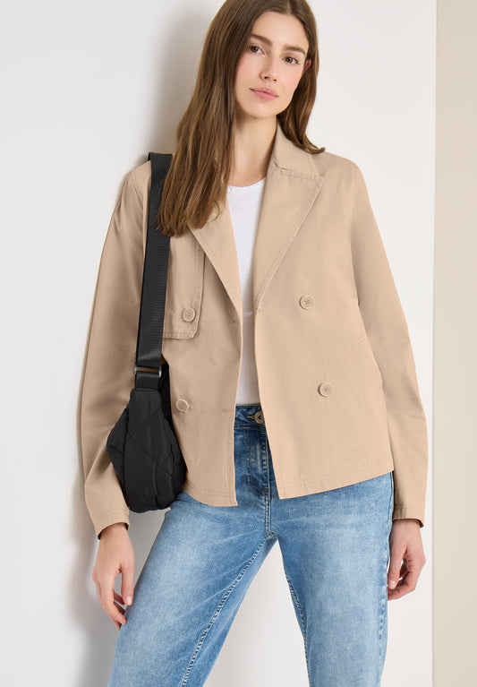 CECIL - Trenchcoat in verkürzte Passform - Farbe: crispy camel