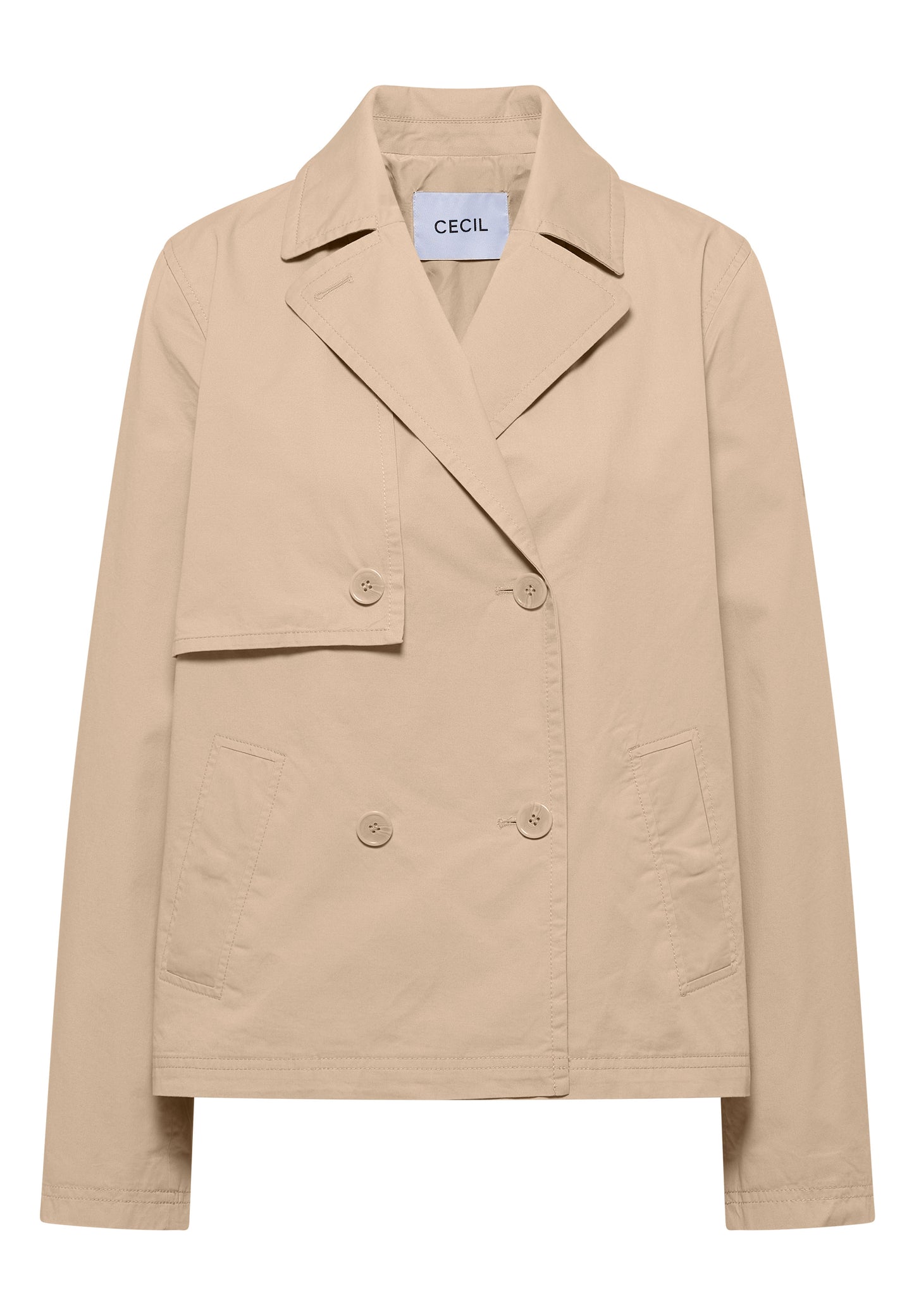 CECIL - Trenchcoat in verkürzte Passform - Farbe: crispy camel